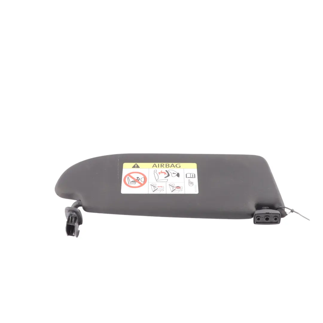 Seat Ibiza 4 6J Sun Visor Left N/S Passenger Sun Shade Black Mirror - SKU 6J0857551A-1 - Part number 6J0857551A
