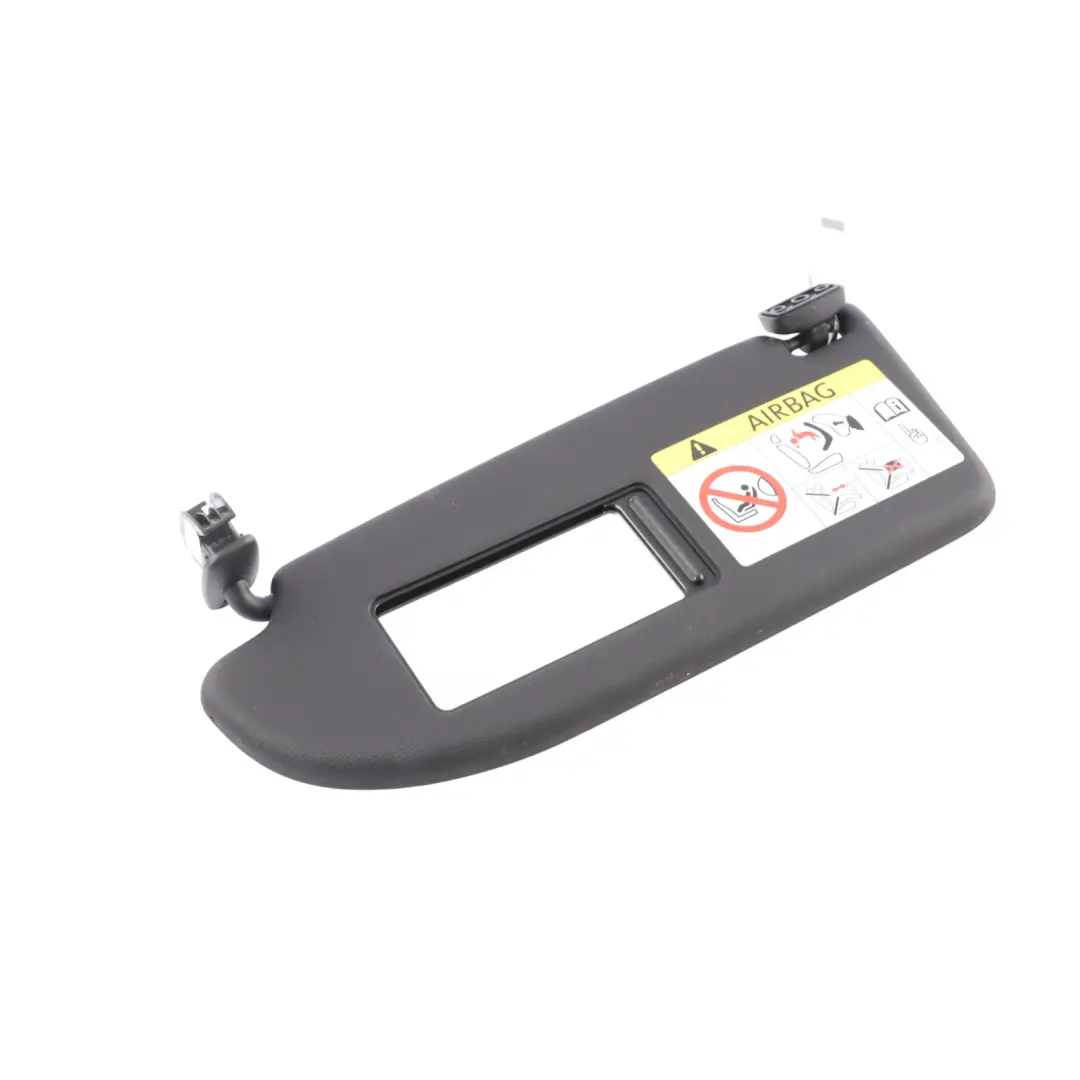 Seat Ibiza 4 6J Sun Visor Left N/S Passenger Sun Shade Black Mirror - SKU 6J0857551A-1 - Part number 6J0857551A