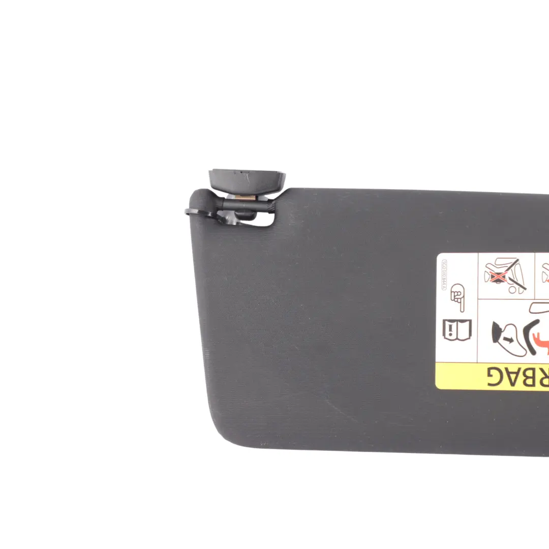 Seat Ibiza 4 6J Sun Visor Left N/S Passenger Sun Shade Black Mirror - SKU 6J0857551A-1 - Part number 6J0857551A