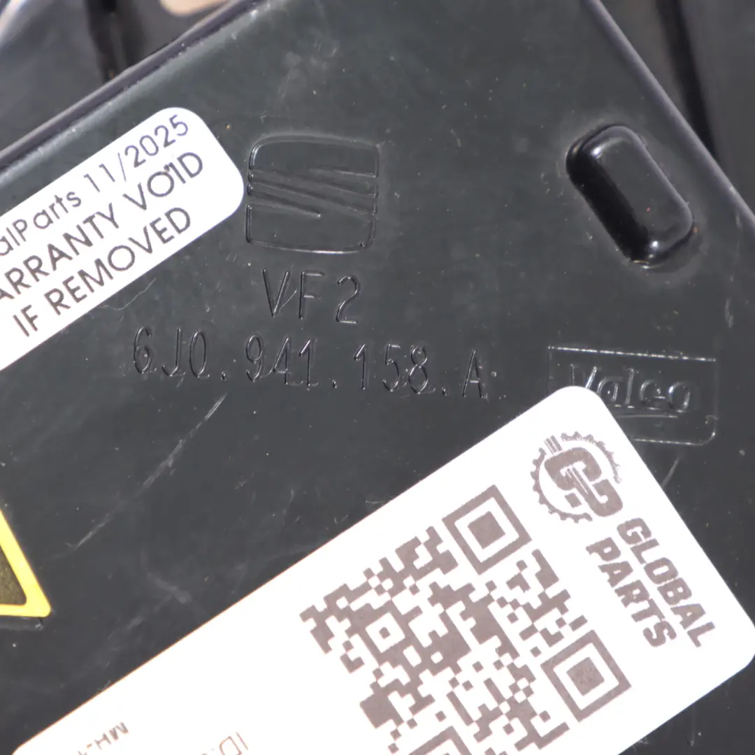 Seat Ibiza 6J IV Front Headlight Headlamp Dust Cover Cap Right O/S - SKU 6J0941158A - Part number 6J0941158A