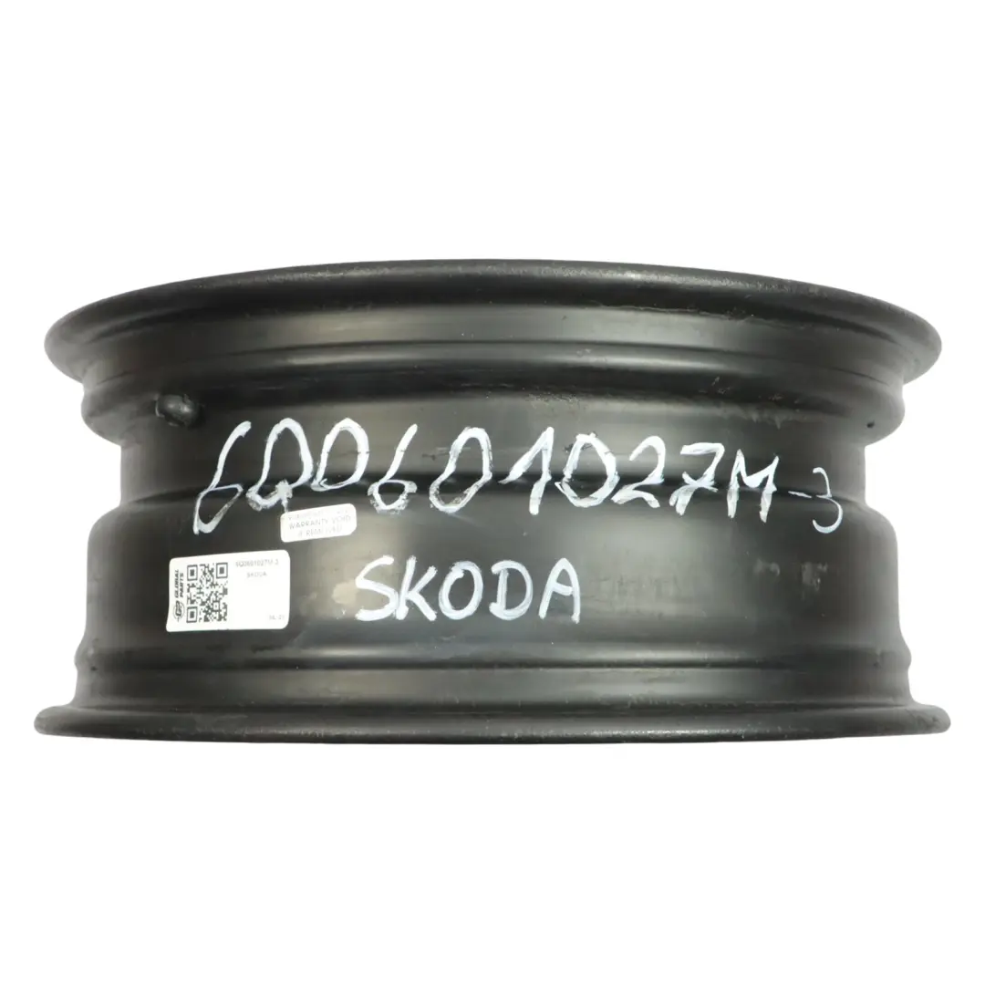 Mk1 Mk2 Roue De Secours Jante Acier R15 6J ET:43 pour Skoda Fabia à propos du numéro de pièce 6Q0601027M Skoda Fabia Mk1 Mk2 Roue De Secours Jante Acier R15 6J ET:43 - SKU 6Q0601027M-3 - Numéro de pièce 6Q0601027M
