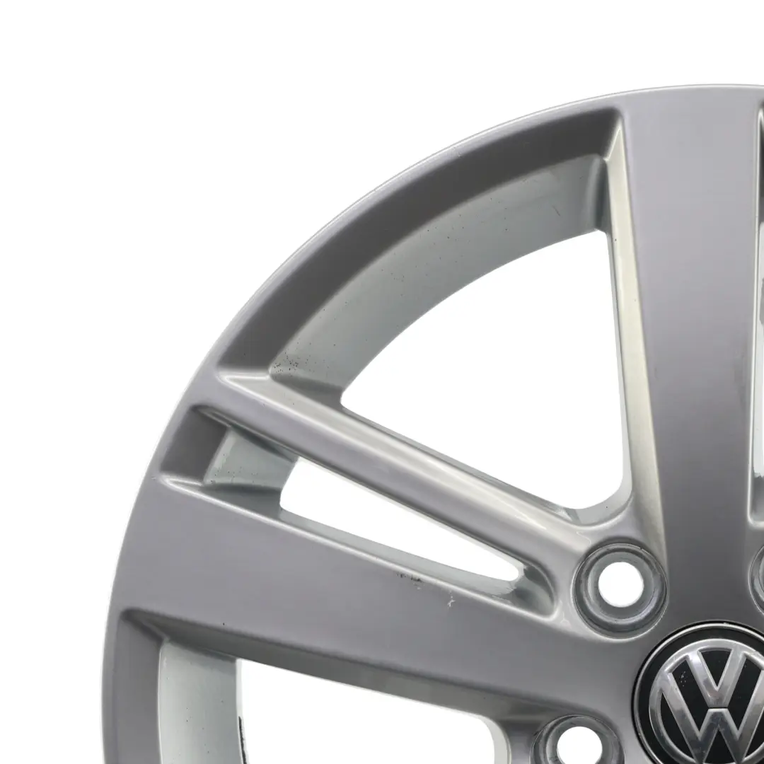 Volkswagen Polo 6C Silberne Leichtmetallfelge Alufelge 15" 6J ET:40 - SKU 6QS601025C-2 - Teilenummer 6QS601025C