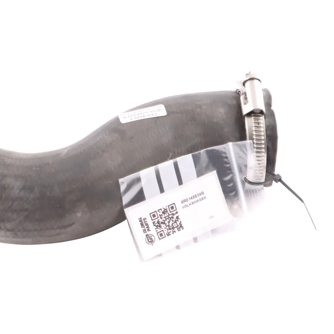 Volkswagen Polo GTI 6R Intercooler Pipe Air Charge Hose 1.4 TSI CAVE - SKU 6R0145834B - Part number 6R0145834B