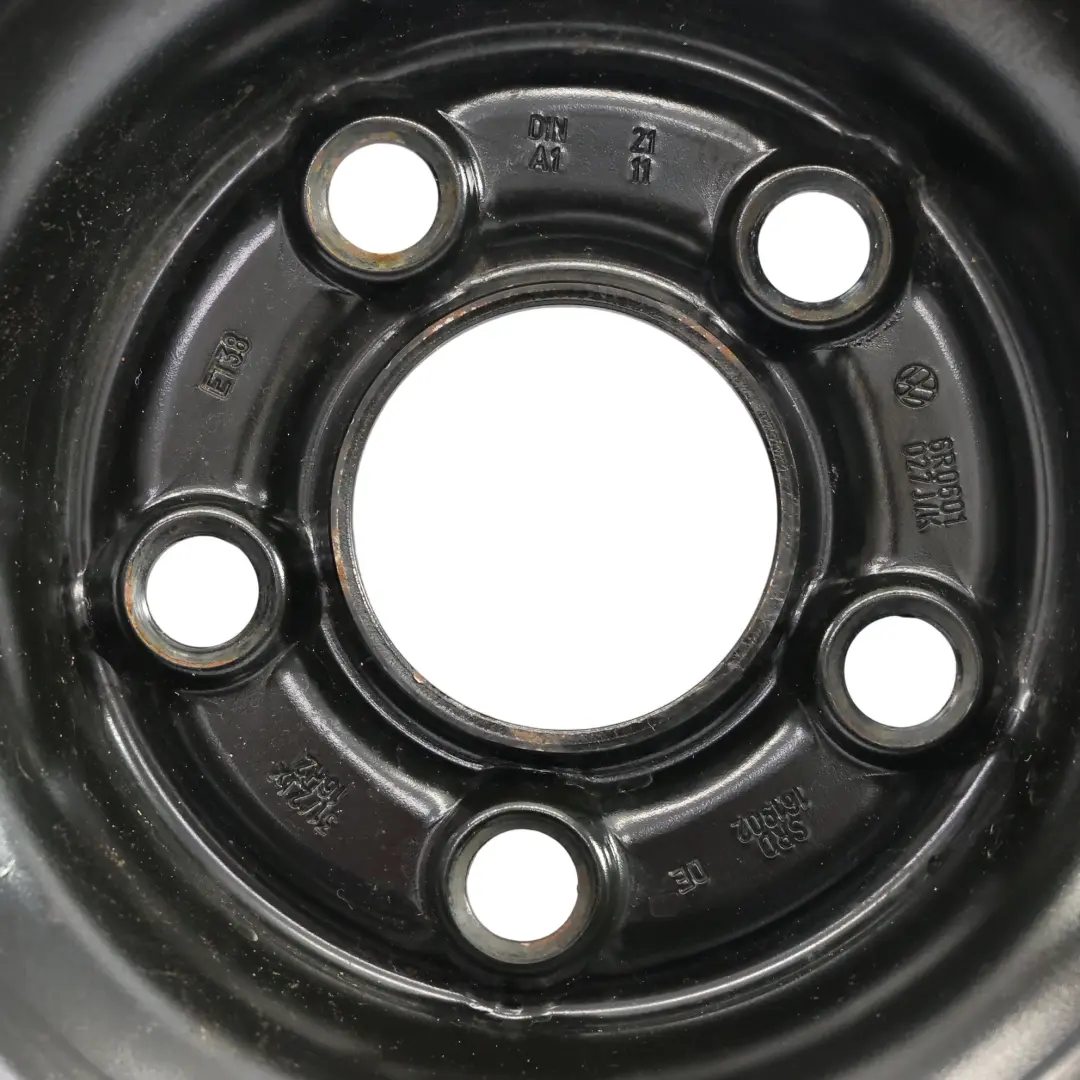 VW Volkswagen Polo 6R Spare Wheel Steel R16 Tyre Hankook 125/70 - SKU 6R0601027J - Part number 6R0601027J