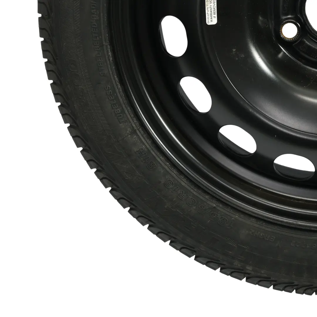 Mk4 6J Koło Zapasowe Bridegestone R16 6J 185/50 ET:40 do Seat Ibiza o numerze 6R0601027N Seat Ibiza Mk4 6J Koło Zapasowe Bridegestone R16 6J 185/50 ET:40 - SKU 6R0601027N - Numer Części 6R0601027N