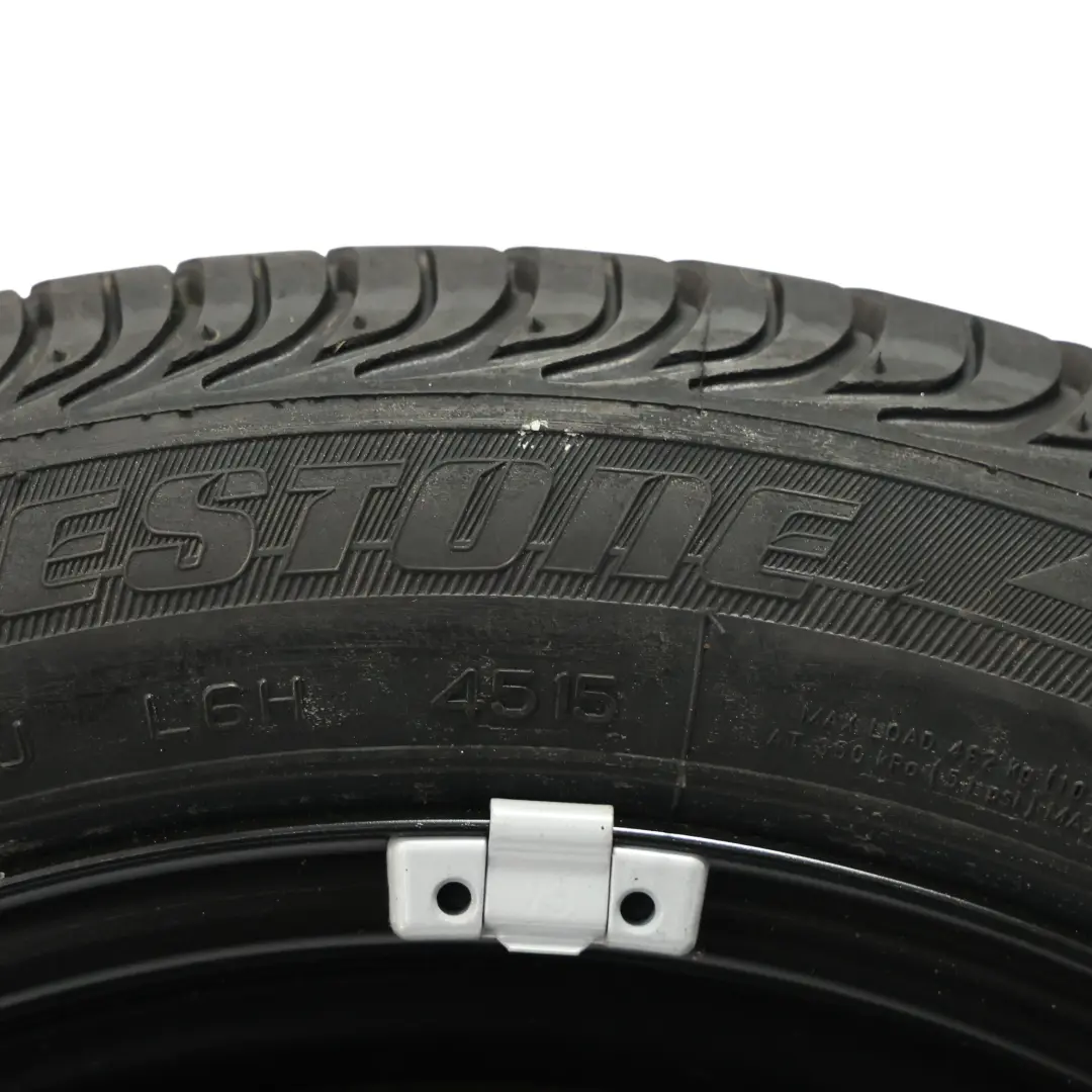 Seat Ibiza Mk4 Rueda Repuesto Acero Bridegestone R16 6J 185/50 ET:40 - SKU 6R0601027N - Número de pieza 6R0601027N