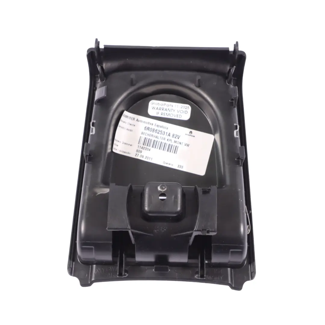 Hintere Mittelkonsolen Verkleidung Getränkehalter für VW Polo Gti 6R mit Teilenummer 6R0862531A VW Polo Gti 6R Hintere Mittelkonsolen Verkleidung Getränkehalter - SKU 6R0862531A - Teilenummer 6R0862531A