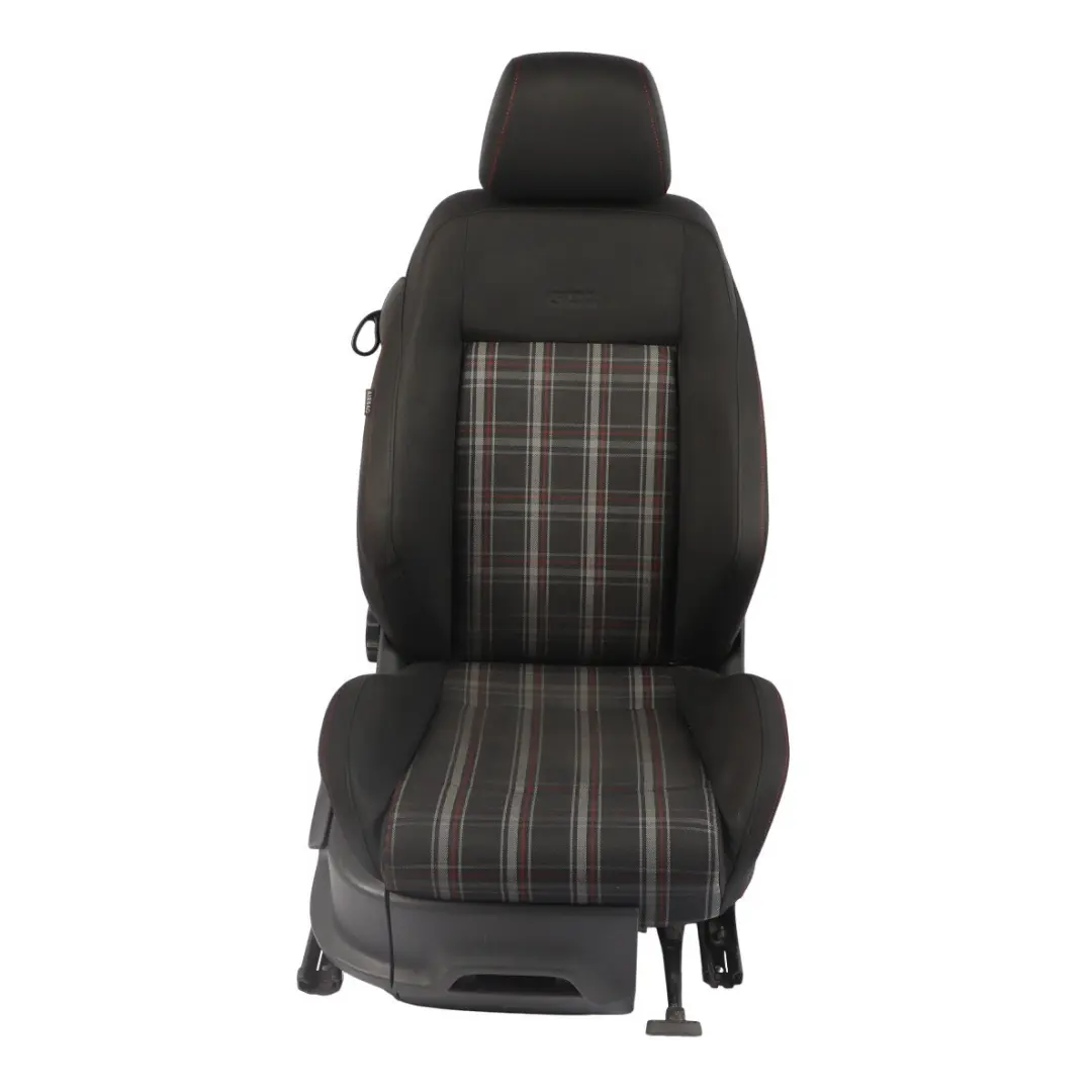 Front Seat Fabric Cloth Titan Black Red Right O/S to VW Volkswagen Polo 6R GTI 3D with Part number 6R0881806DP VW Volkswagen Polo 6R GTI 3D Front Seat Fabric Cloth Titan Black Red Right O/S - SKU 6R0881806DP - Part number 6R0881806DP