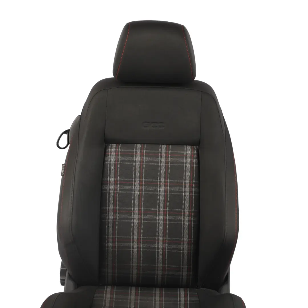 Front Seat Fabric Cloth Titan Black Red Right O/S to VW Volkswagen Polo 6R GTI 3D with Part number 6R0881806DP VW Volkswagen Polo 6R GTI 3D Front Seat Fabric Cloth Titan Black Red Right O/S - SKU 6R0881806DP - Part number 6R0881806DP