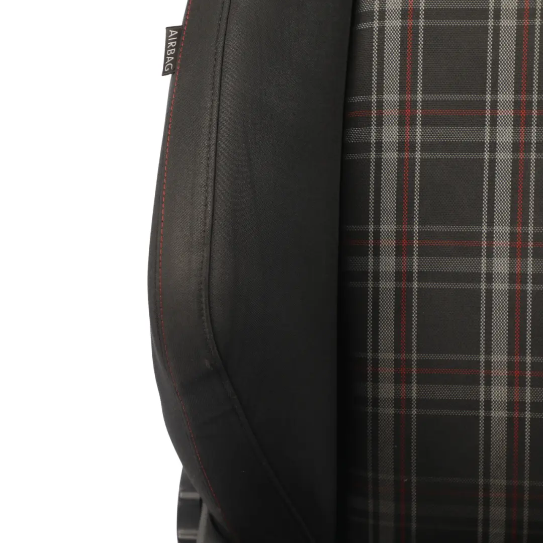 Front Seat Fabric Cloth Titan Black Red Right O/S to VW Volkswagen Polo 6R GTI 3D with Part number 6R0881806DP VW Volkswagen Polo 6R GTI 3D Front Seat Fabric Cloth Titan Black Red Right O/S - SKU 6R0881806DP - Part number 6R0881806DP