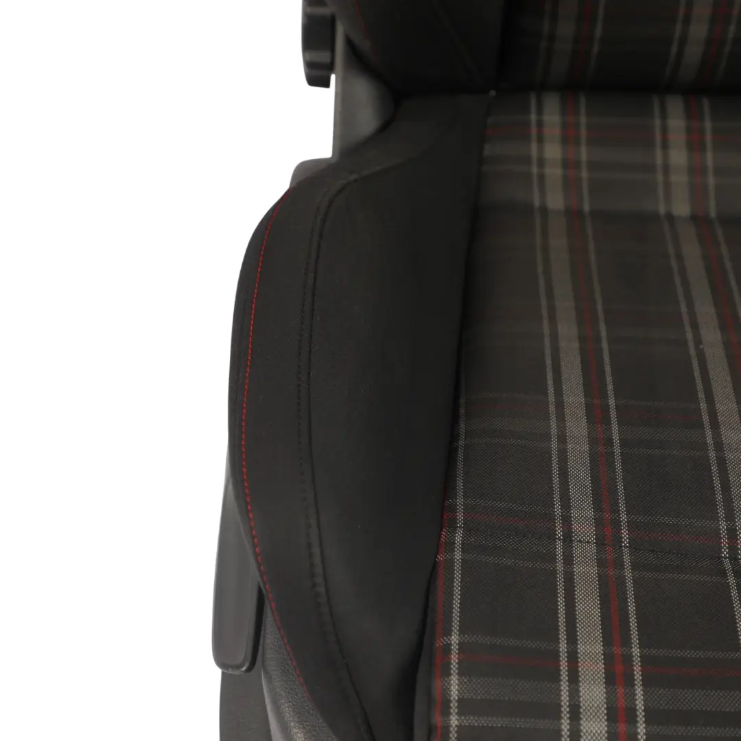 Front Seat Fabric Cloth Titan Black Red Right O/S to VW Volkswagen Polo 6R GTI 3D with Part number 6R0881806DP VW Volkswagen Polo 6R GTI 3D Front Seat Fabric Cloth Titan Black Red Right O/S - SKU 6R0881806DP - Part number 6R0881806DP