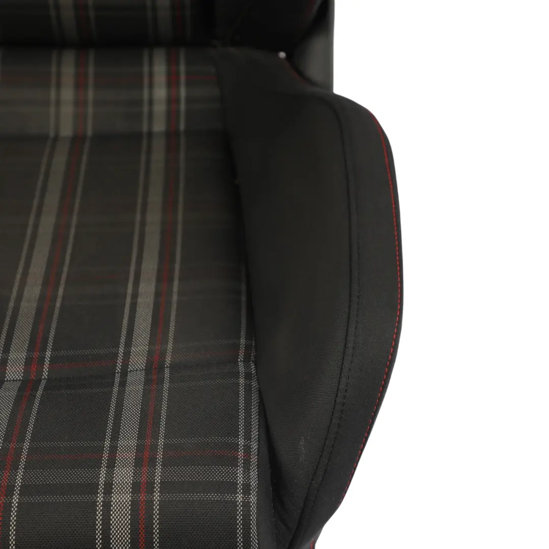 Front Seat Fabric Cloth Titan Black Red Right O/S to VW Volkswagen Polo 6R GTI 3D with Part number 6R0881806DP VW Volkswagen Polo 6R GTI 3D Front Seat Fabric Cloth Titan Black Red Right O/S - SKU 6R0881806DP - Part number 6R0881806DP