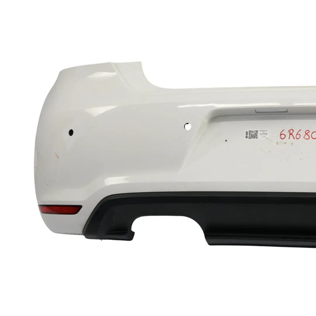 Bumper Rear Trim Panel Cover Candy White - B9A to Volkswagen VW Polo 6R GTI with Part number 6R6807417AQ Volkswagen VW Polo 6R GTI Bumper Rear Trim Panel Cover Candy White - B9A - SKU 6R6807417AQ-CAN - Part number 6R6807417AQ