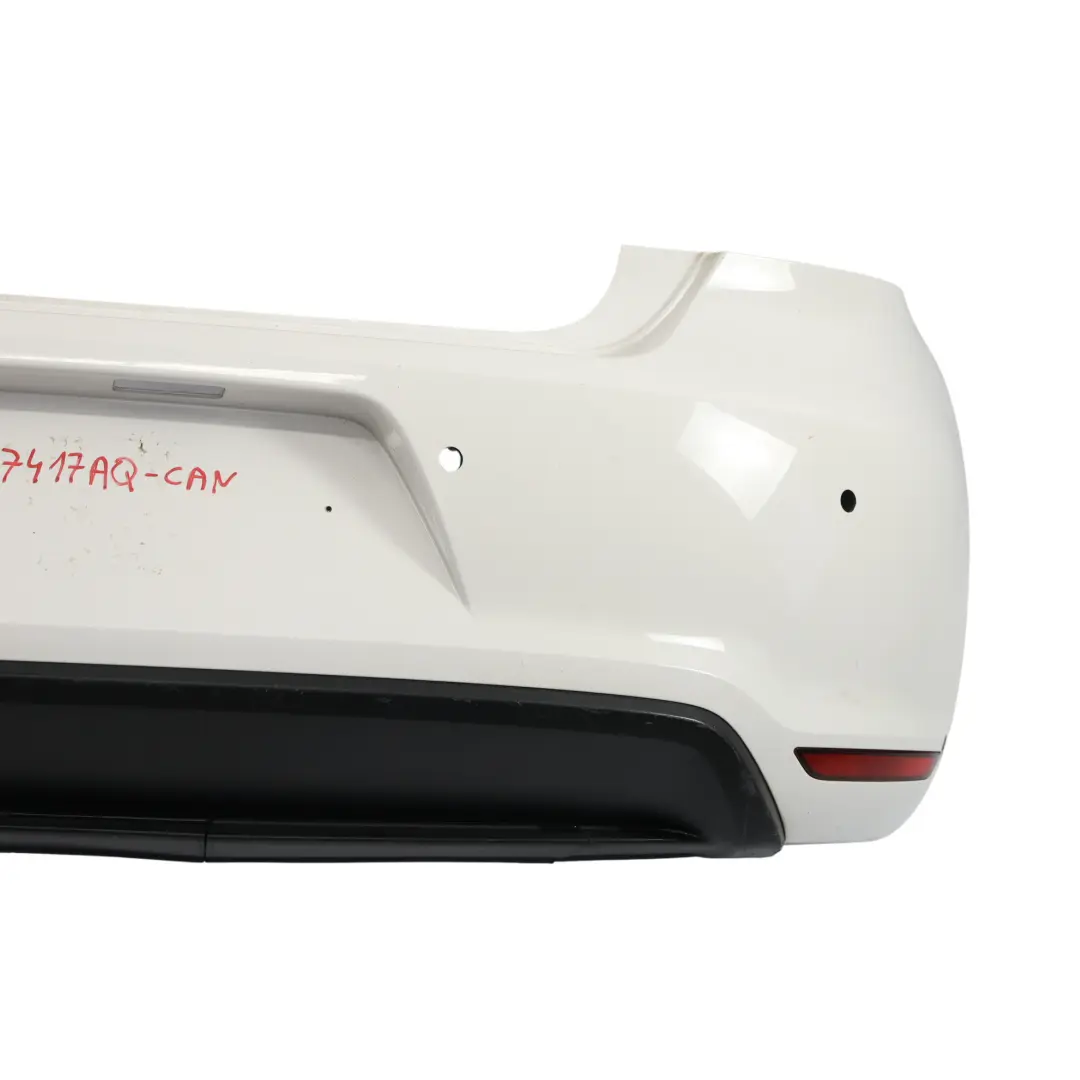 Volkswagen VW Polo 6R GTI Bumper Rear Trim Panel Cover Candy White - B9A - SKU 6R6807417AQ-CAN - Part number 6R6807417AQ