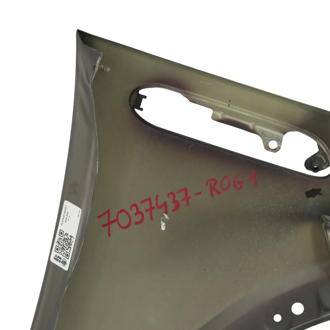 Side Wing Panel Front Left N/S Fender Royal Grey Metallic - A48 to Mini R50 R52 R53 with Part number 7037437 Mini R50 R52 R53 Side Wing Panel Front Left N/S Fender Royal Grey Metallic - A48 - SKU 7037437-ROG1 - Part number 7037437