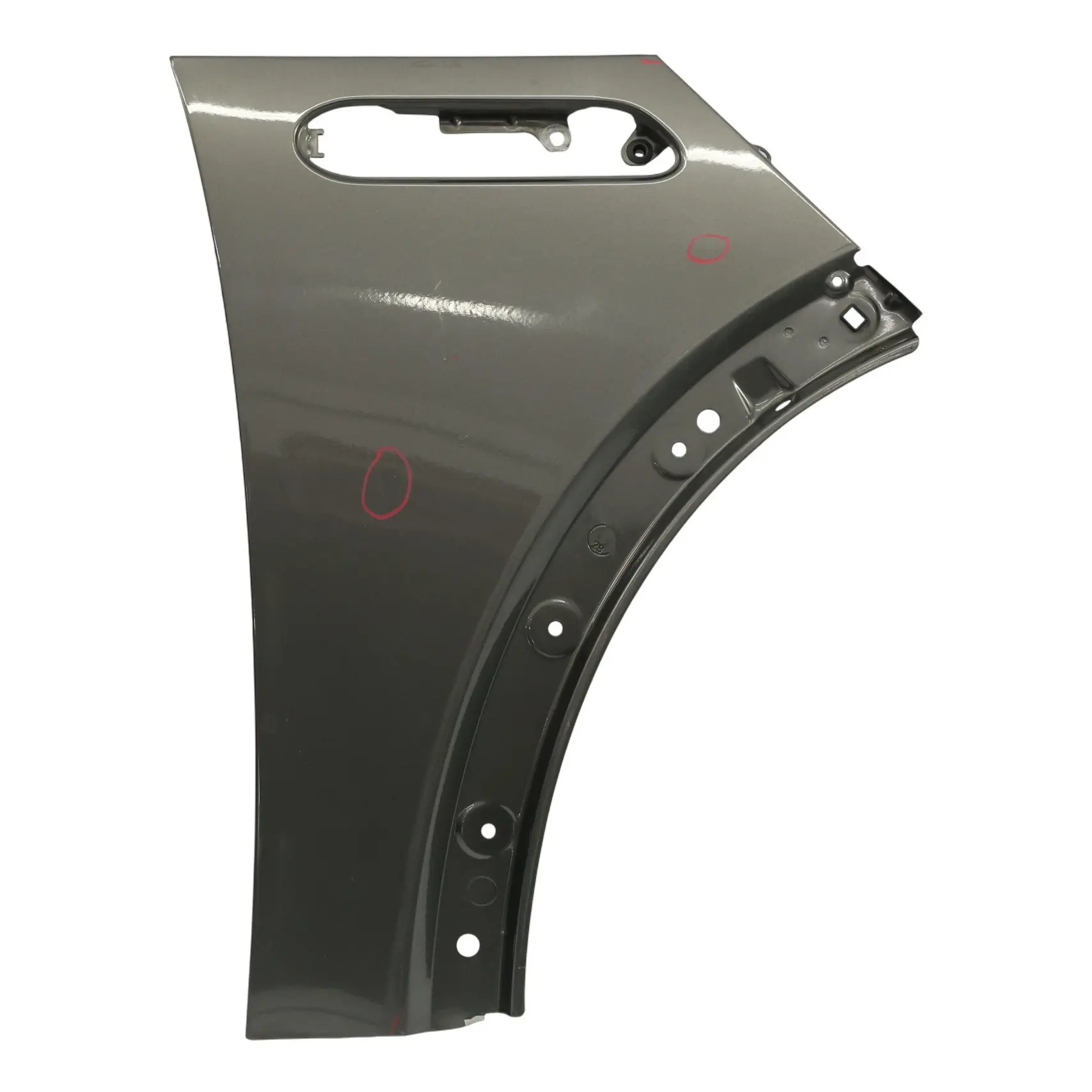 Mini R50 Delantero Derecho Lateral Guardabarros Aleta Gris Real Metalizado