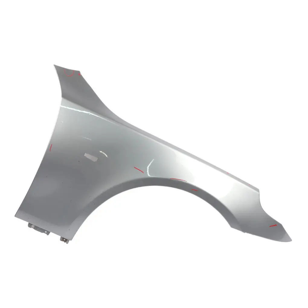 BMW E60 E61 Pannello Laterale Anteriore Destro Parafango Silbergrau - A08 - SKU 7111430-SBG1 - Numero di parte 7111430
