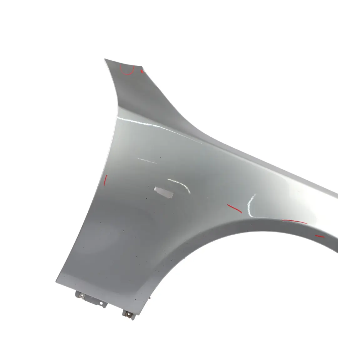 BMW E60 E61 Wing Fender Side Panel Front Right O/S Silbergrau Silver Grey - A08 - SKU 7111430-SBG1 - Part number 7111430