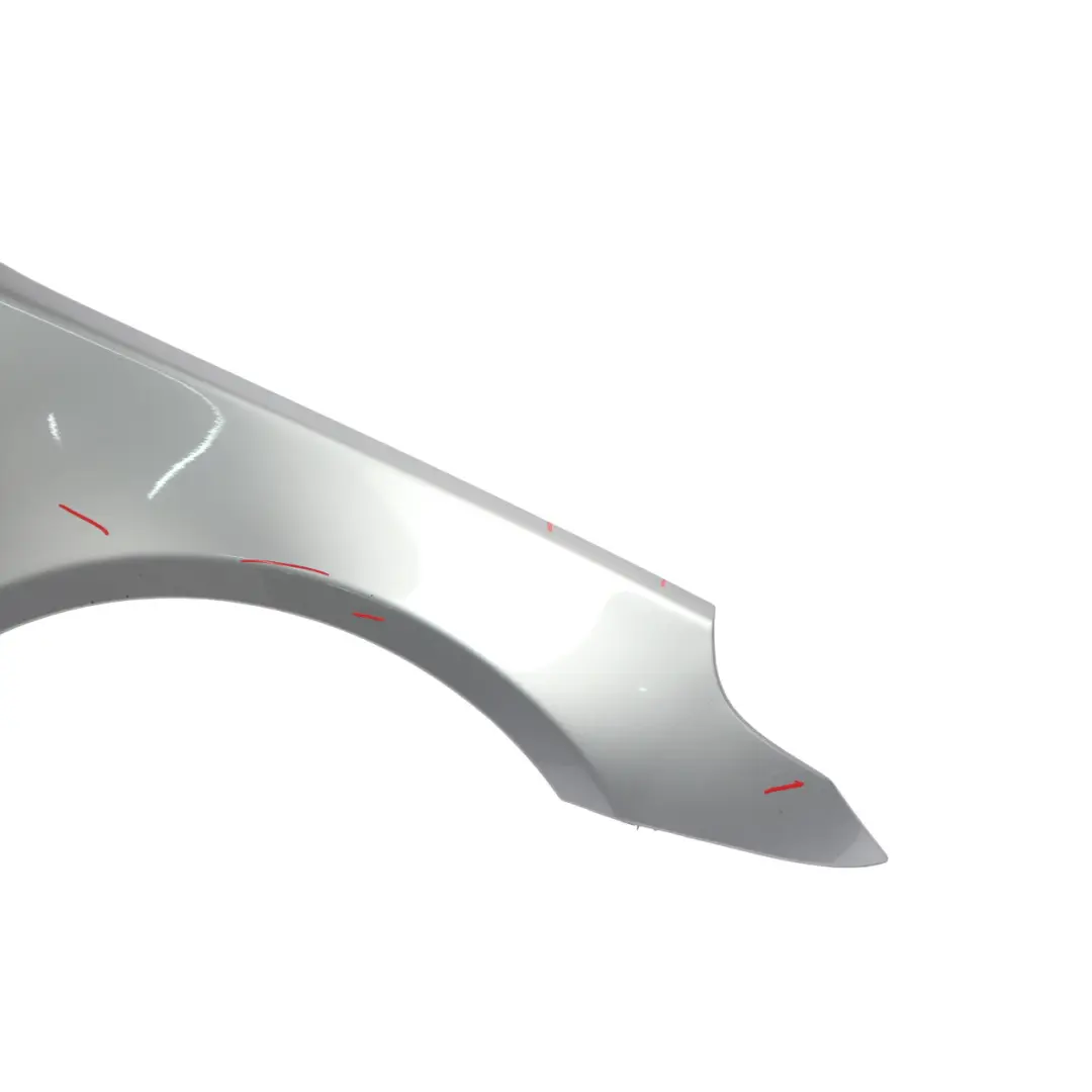 Wing Fender Side Panel Front Right O/S Silbergrau Silver Grey - A08 to BMW E60 E61 with Part number 7111430 BMW E60 E61 Wing Fender Side Panel Front Right O/S Silbergrau Silver Grey - A08 - SKU 7111430-SBG1 - Part number 7111430