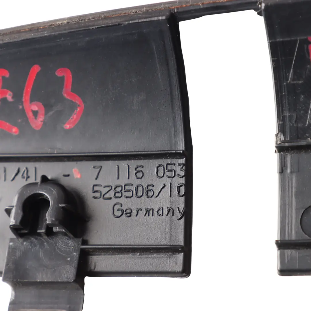 BMW E63 E64 Garniture Décorative Avant Gauche Bouleau Gris - SKU 7116053 - Numéro de pièce 7116053
