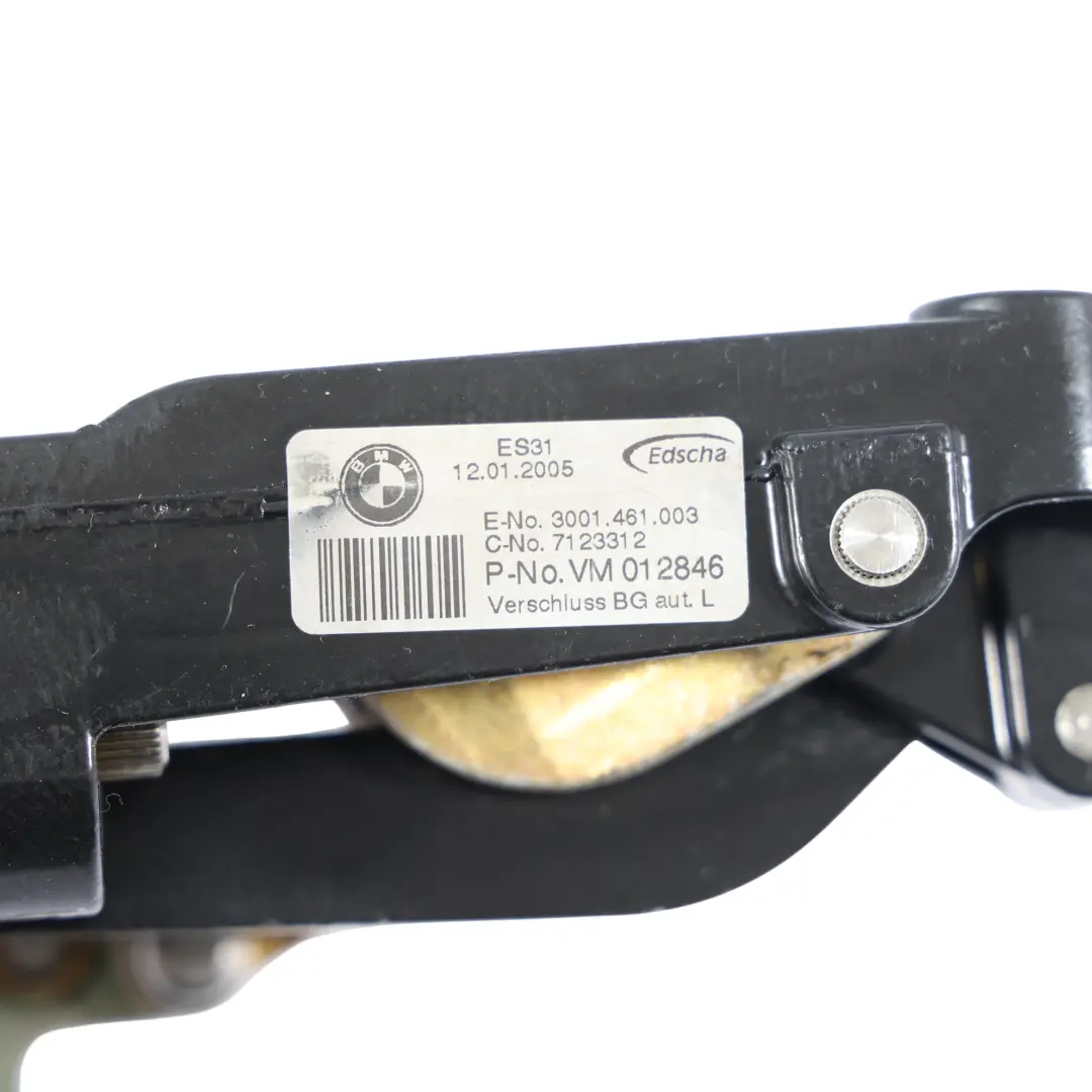 Cerniera Tetto Soft Top Telaio Top Pieghevole Sinistra Blocco Idraulico per BMW E64 con numero di parte 7123312 BMW E64 Cerniera Tetto Soft Top Telaio Top Pieghevole Sinistra Blocco Idraulico - SKU 7123312-1 - Numero di parte 7123312