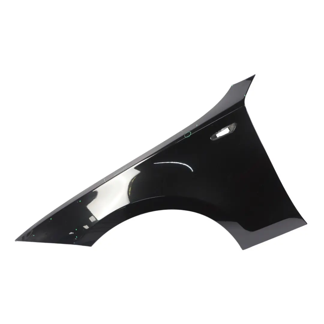 BMW E81 E87 Side Panel Wing Fender Front Left N/S Black Sapphire Metallic - 475 - SKU 7133227-BS - Part number 7133227