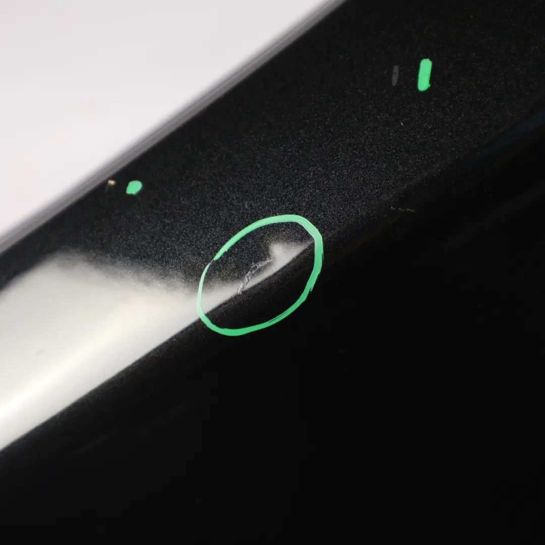 BMW E87 Błotnik Lewy Przedni Boczny Black Sapphire Czarny Metalik - 475 - SKU 7133227-BS - Numer Części 7133227