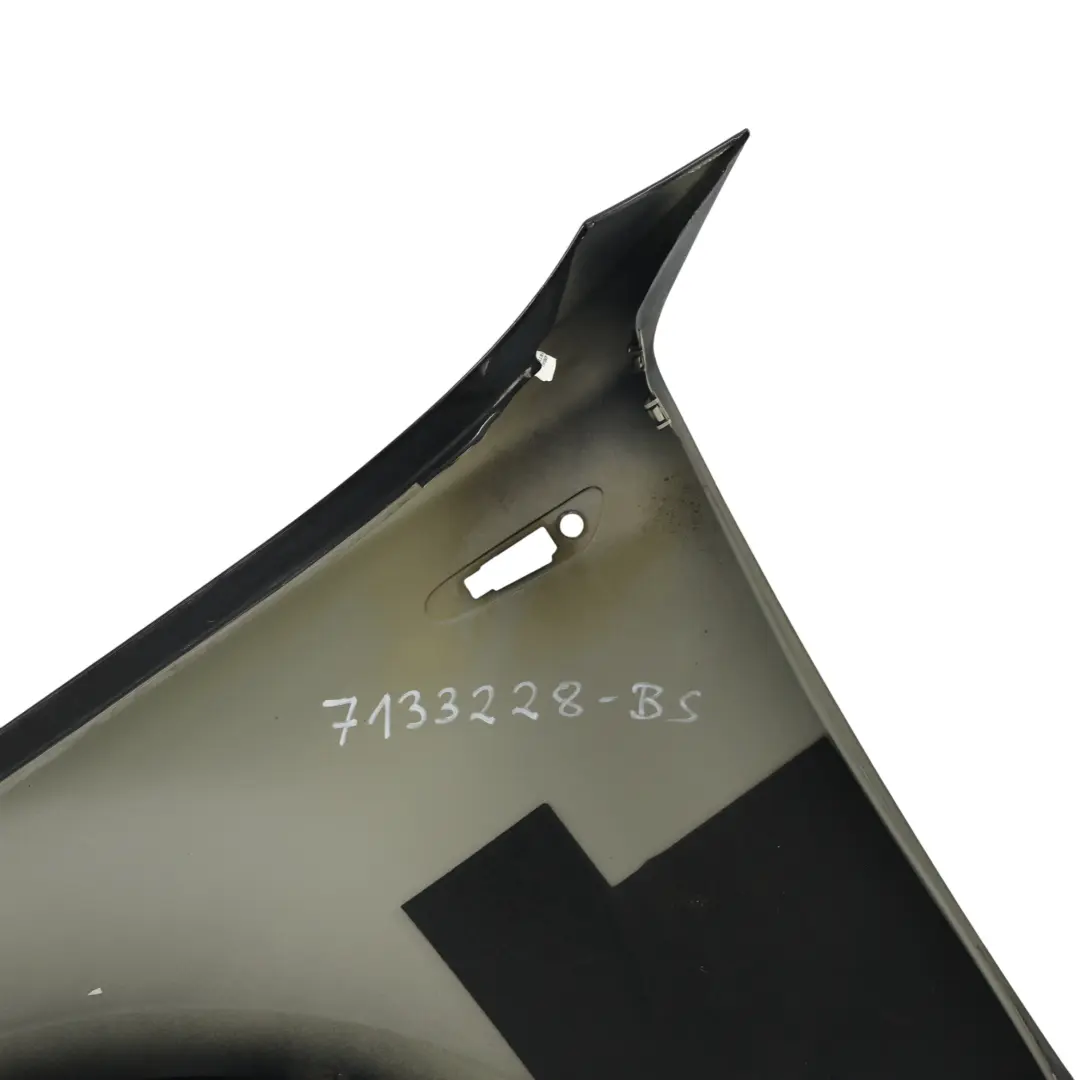 BMW E81 E87 Błotnik Prawy Przedni Black Sapphire Czarny Metalik - 475 - SKU 7133228-BS - Numer Części 7133228