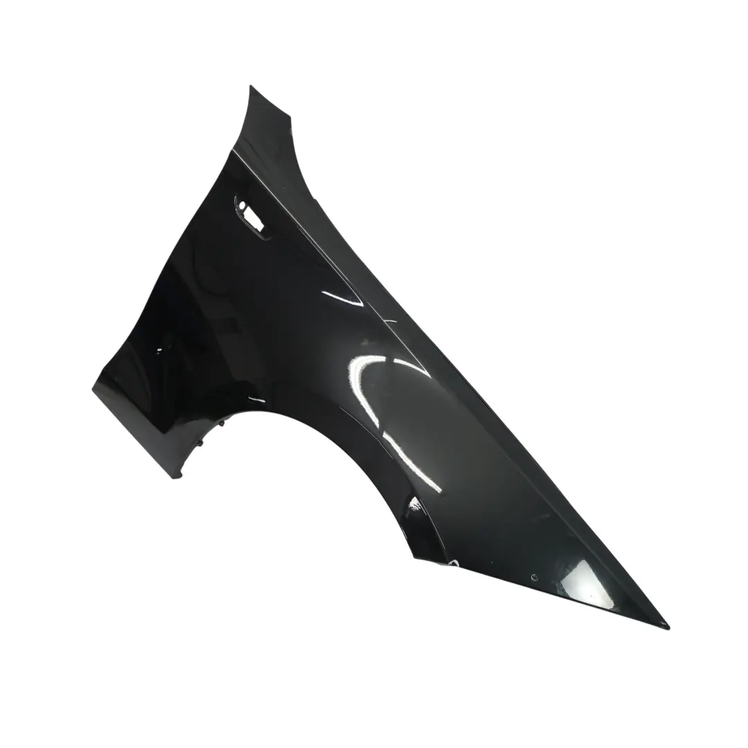 BMW E81 E87 Błotnik Prawy Przedni Black Sapphire Czarny Metalik - 475 - SKU 7133228-BS - Numer Części 7133228