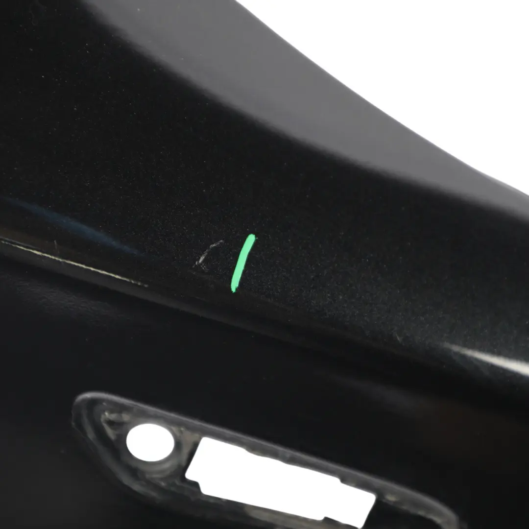 BMW E81 E87 Side Panel Fender Wing Front Right O/S Black Sapphire - 475 - SKU 7133228-BS1 - Part number 7133228