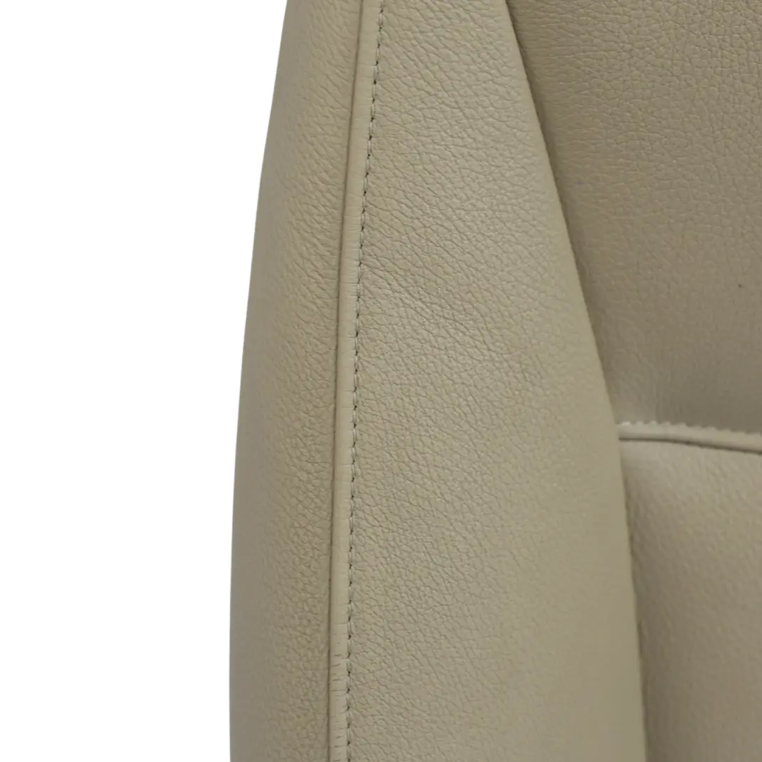 BMW E90 E91 Front Seat Backrest Left N/S Interior Leather Dakota Beige - SKU 7147745-4 - Part number 7147745