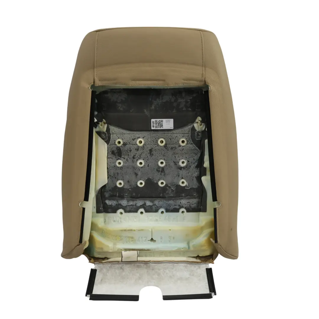 BMW E90 E91 Respaldo Asiento Delantero Izquierdo Interior Cuero Dakota Beige - SKU 7147745-4 - Número de pieza 7147745