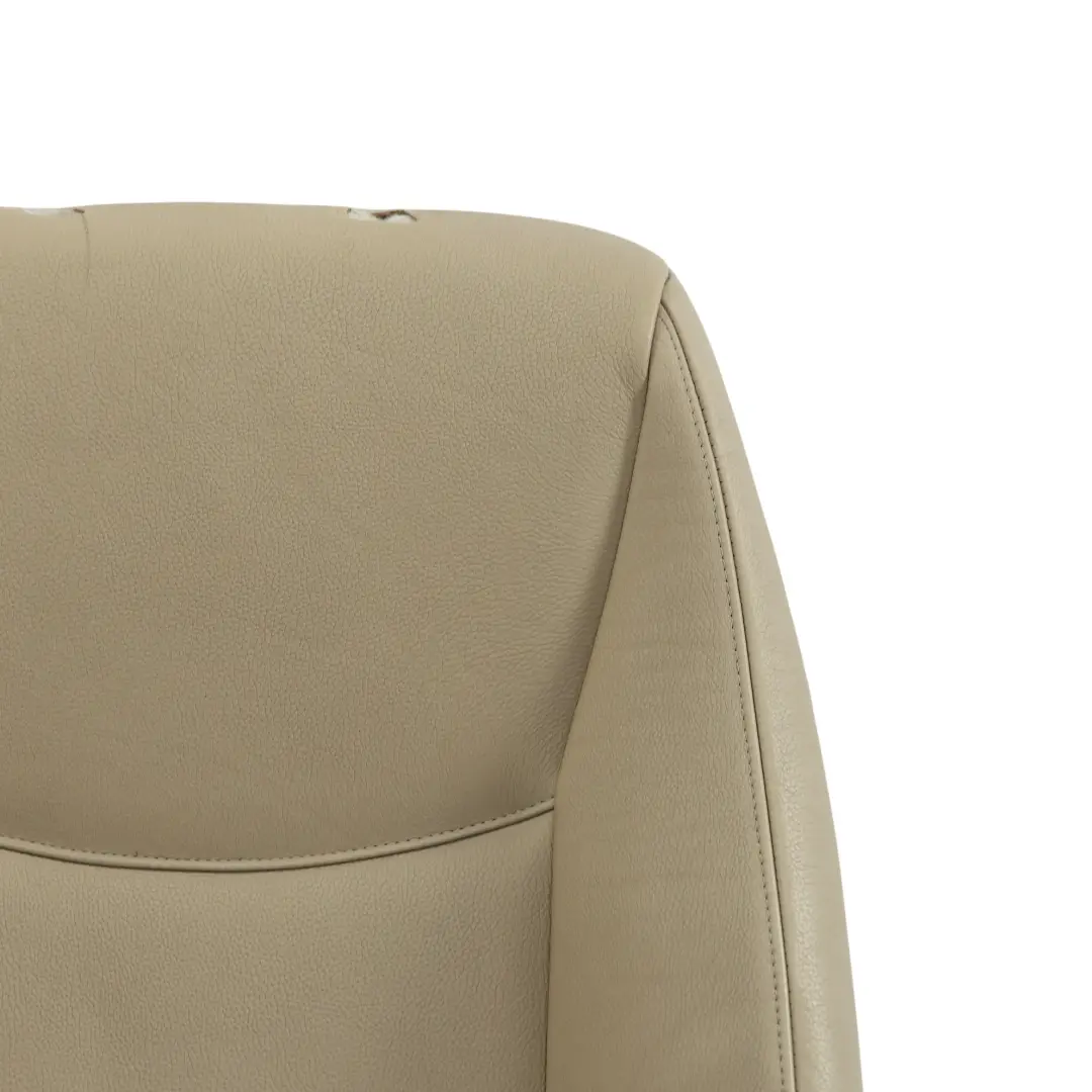 Schienale Sedile Anteriore Sinistro Interni In Pelle Dakota Beige per BMW E90 E91 con numero di parte 7147745 BMW E90 E91 Schienale Sedile Anteriore Sinistro Interni In Pelle Dakota Beige - SKU 7147745-4 - Numero di parte 7147745