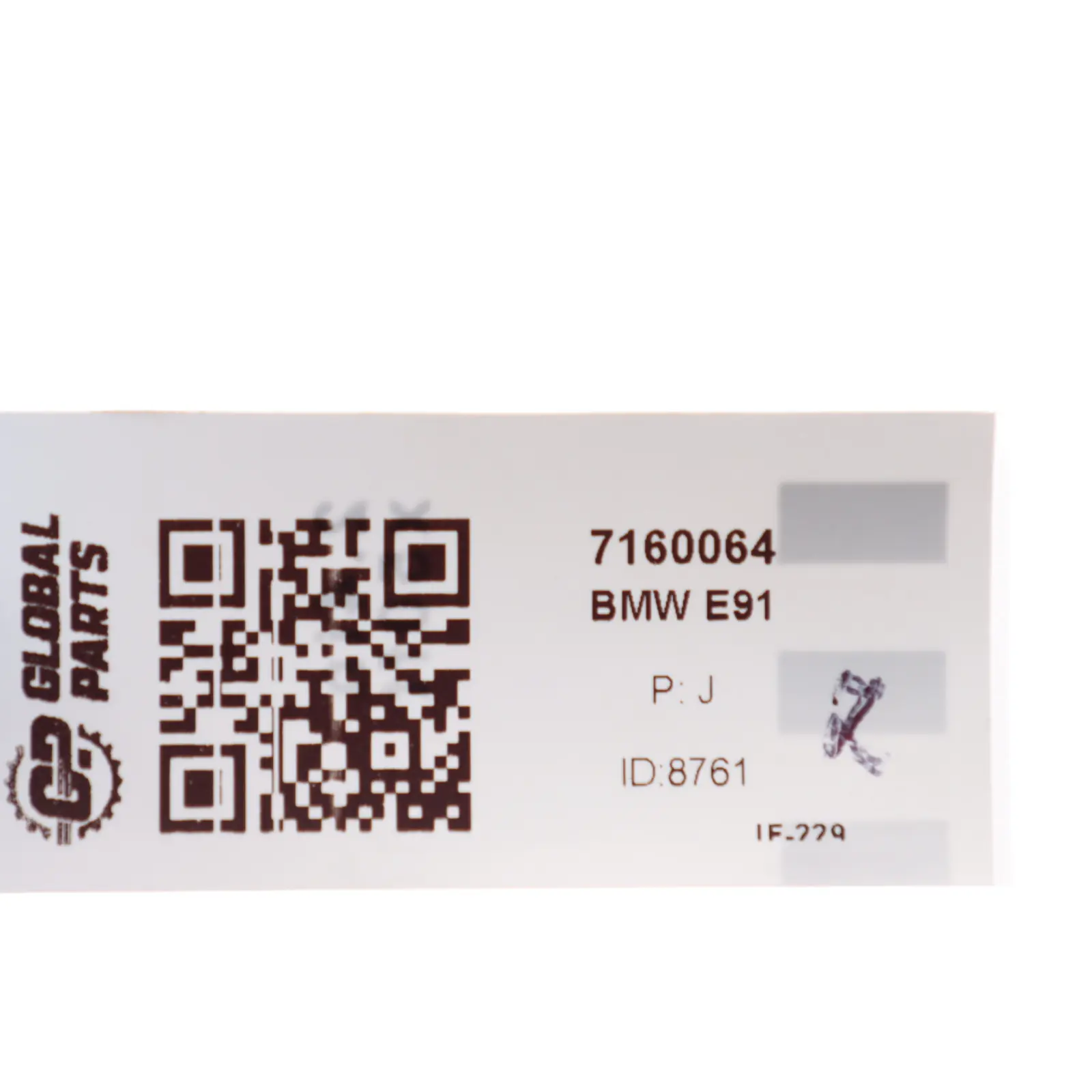 BMW E91 Lampa Klapy Bagażnika Prawa Tylna Prawy Tył  7160064