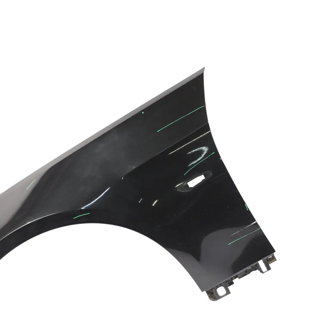 BMW E92 E93 Side Panel Fender Wing Front Left N/S Black Sapphire Metallic - 475 - SKU 7168987-BS - Part number 7168987