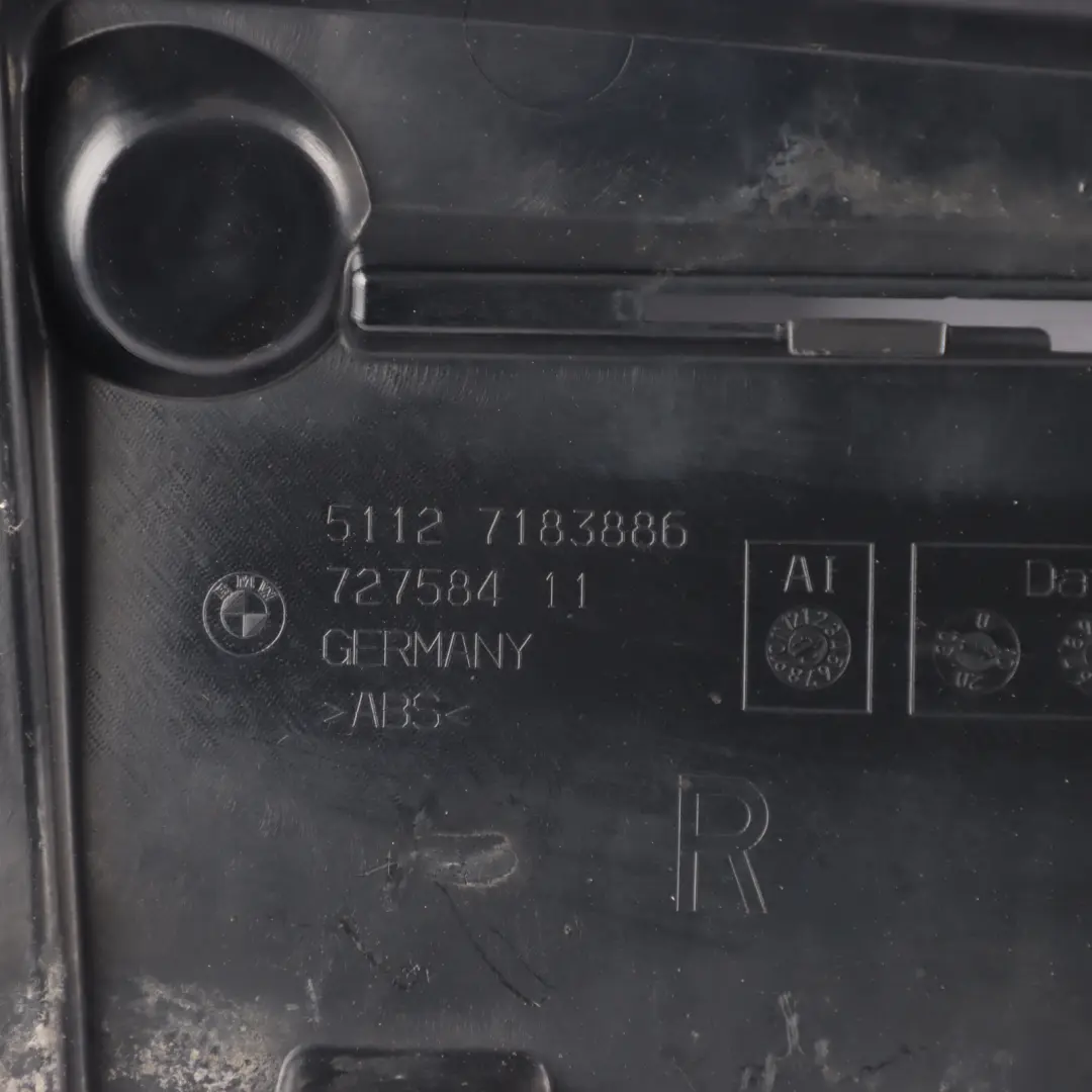 BMW F01 Uchwyt Ślizg Zderzaka Prawy Tył - SKU 7183886-1 - Numer Części 7183886