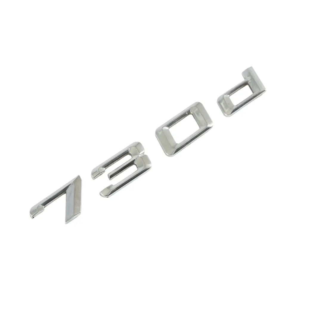 BMW F01 740D Emblemat Znaczek Logo Napis Klapy Bagażnika 730D - SKU 7187125 - Numer Części 7187125