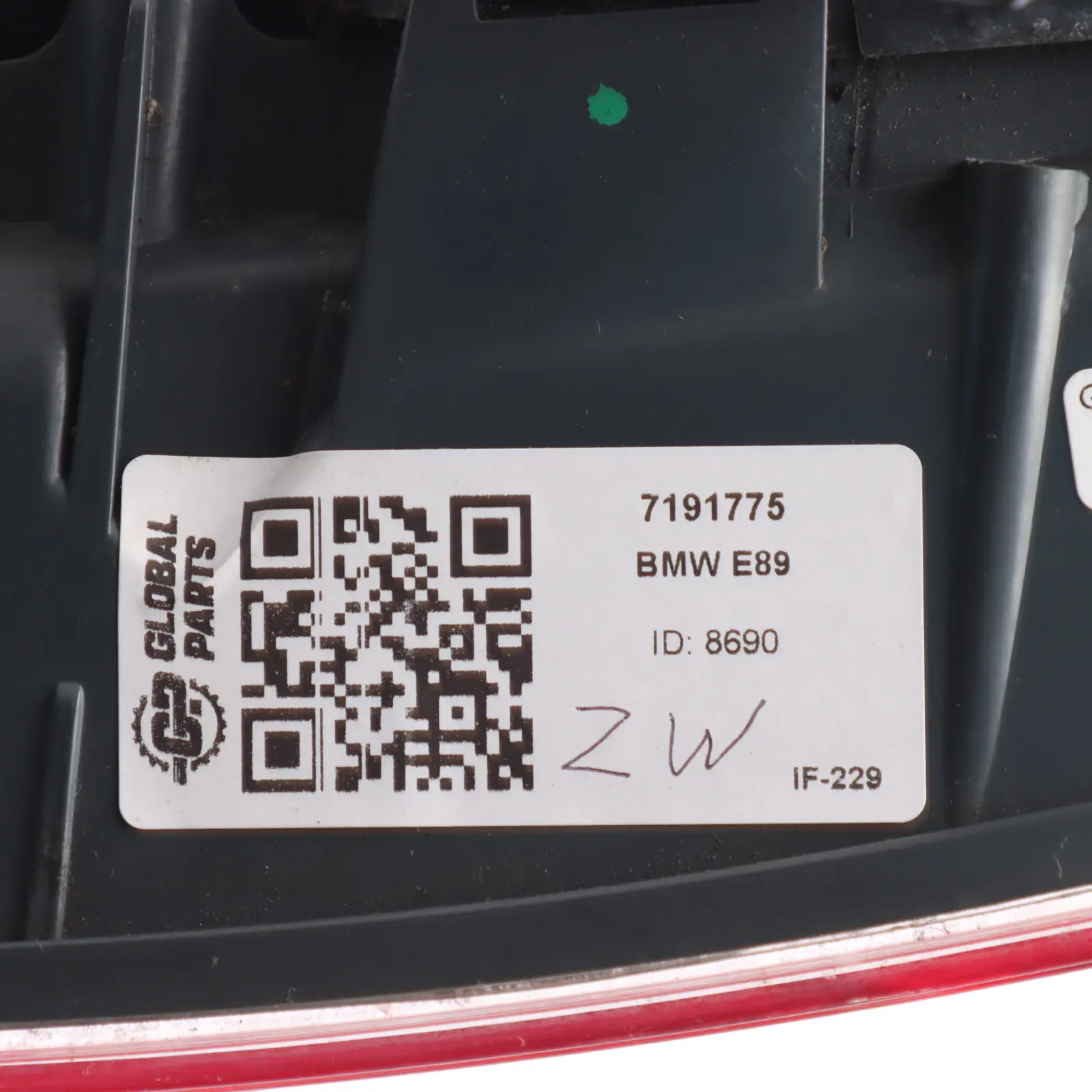 BMW Z4 Series E89 Tail Light Rear Lamp Left N/S 7191775 63217191775