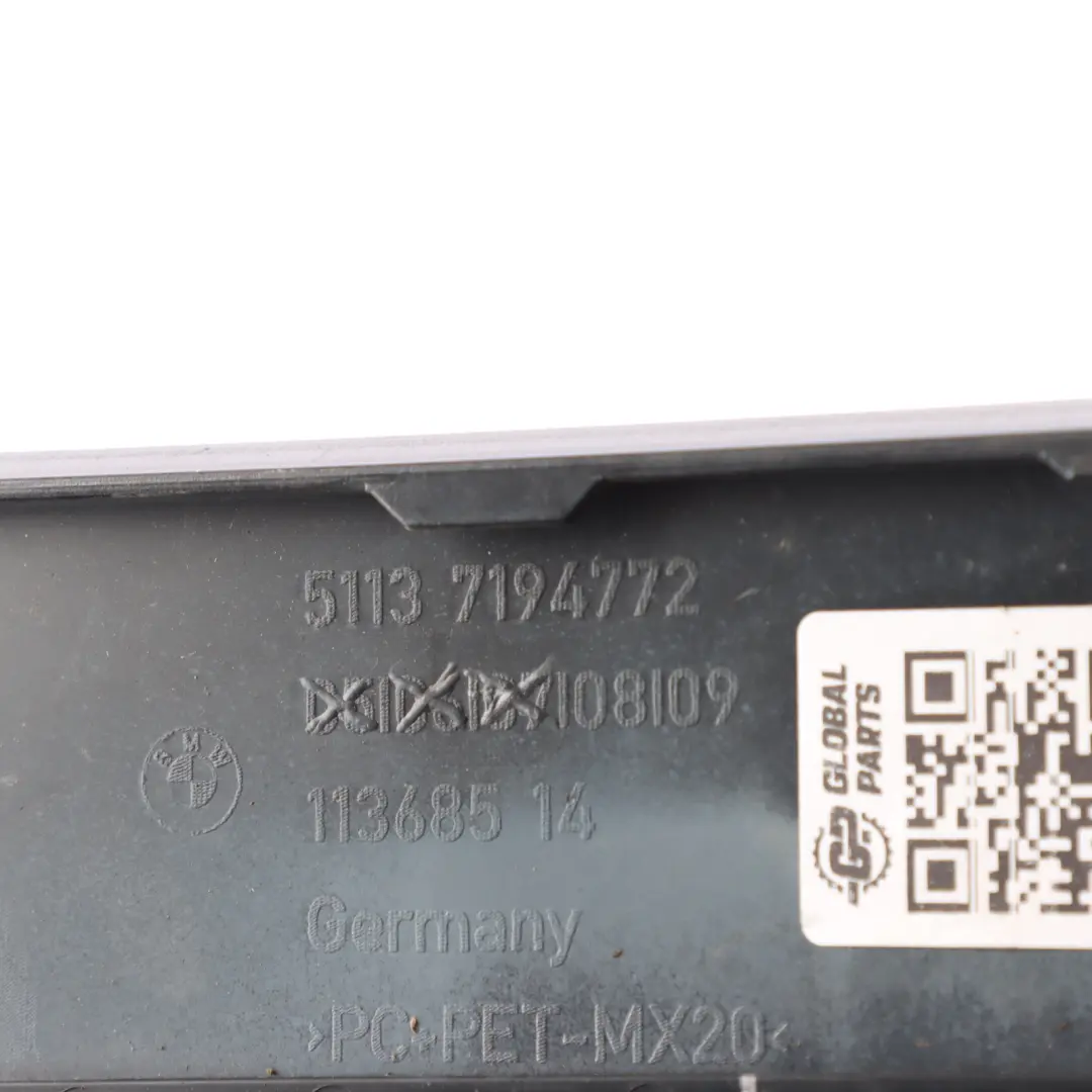 Stop Lamp Third Brake Light Cover Black Sapphire Metallic 475 to BMW Z4 E89 with Part number 7194772 BMW Z4 E89 Stop Lamp Third Brake Light Cover Black Sapphire Metallic 475 - SKU 7194772-BS - Part number 7194772