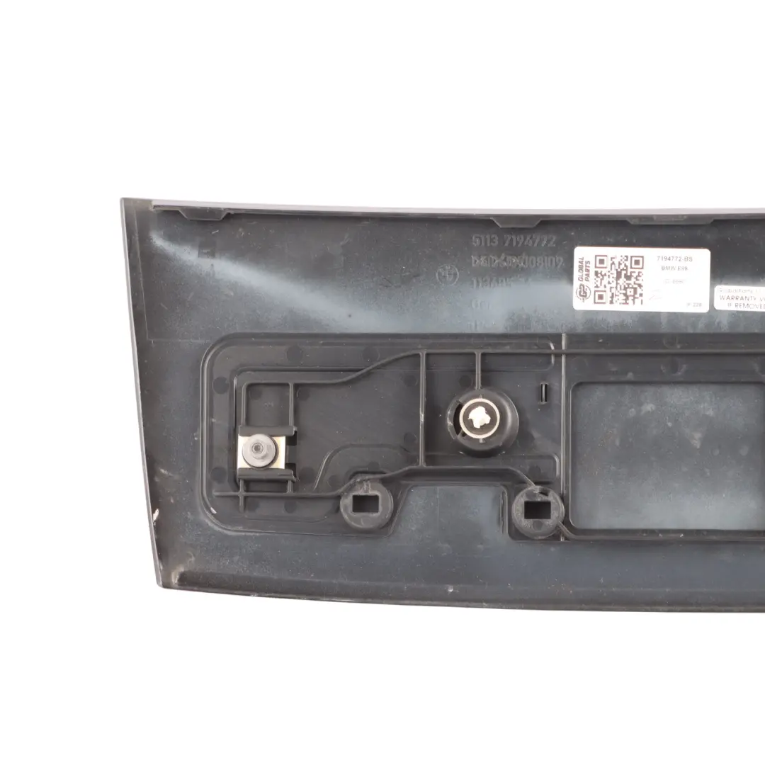 BMW Z4 E89 Stop Lamp Third Brake Light Cover Black Sapphire Metallic 475 - SKU 7194772-BS - Part number 7194772