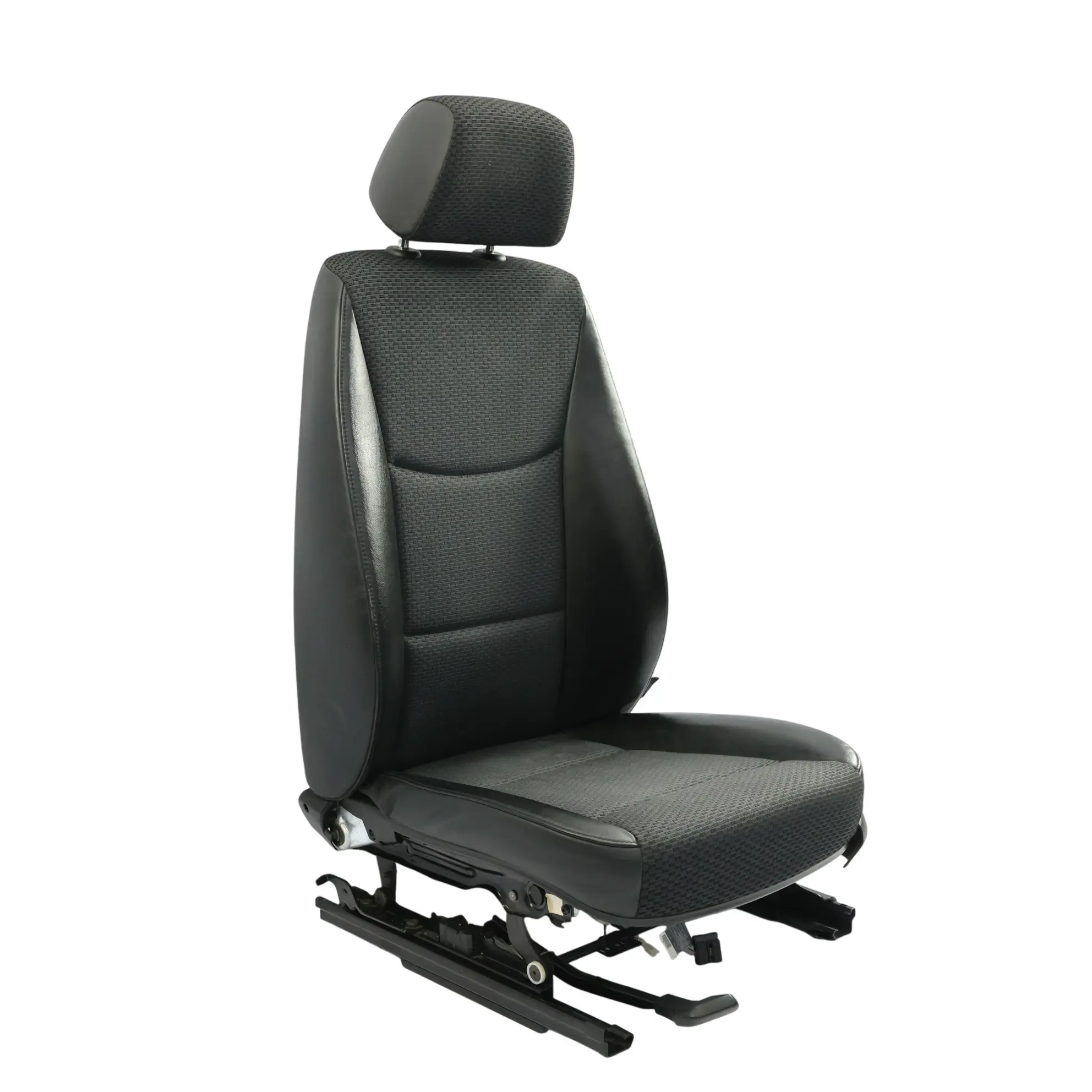 BMW E90 E91 LCI Front Seat Cloth Leather Impuls Anthracite Left N/S