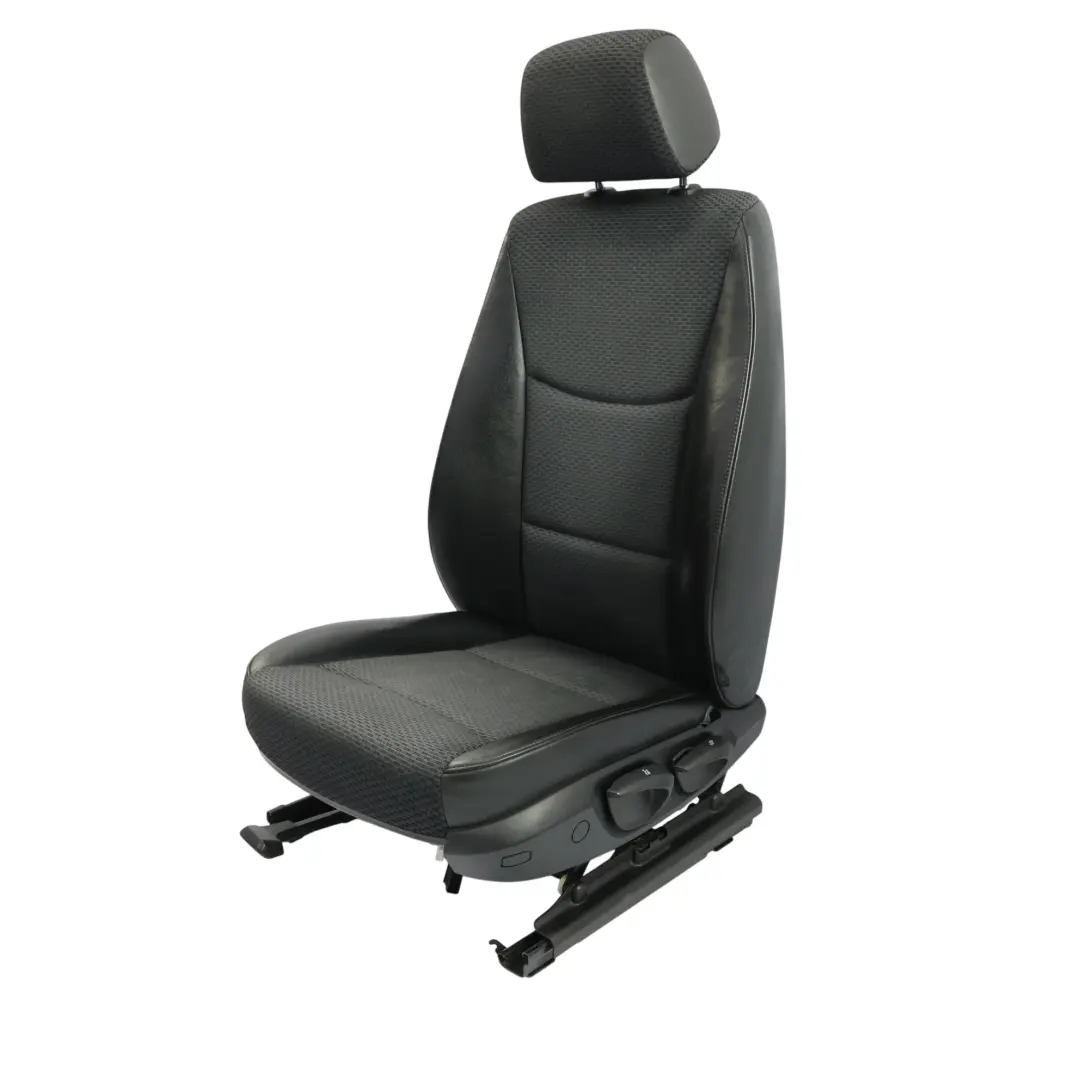 Siège Avant Gauche Tissu Cuir Motif Anthracite Impuls pour BMW E90 E91 LCI à propos du numéro de pièce 7212161 BMW E90 E91 LCI Siège Avant Gauche Tissu Cuir Motif Anthracite Impuls - SKU 7212161-1 - Numéro de pièce 7212161