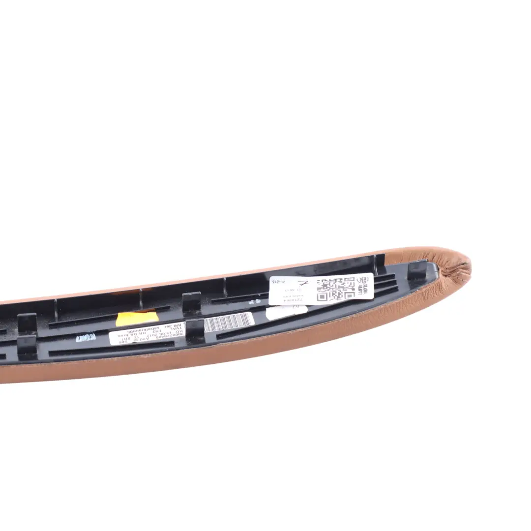 BMW E92 E93 LCI Rear Armrest Upper Section Right O/S Leather Dakota Saddle Brown - SKU 7218864 - Part number 7218864