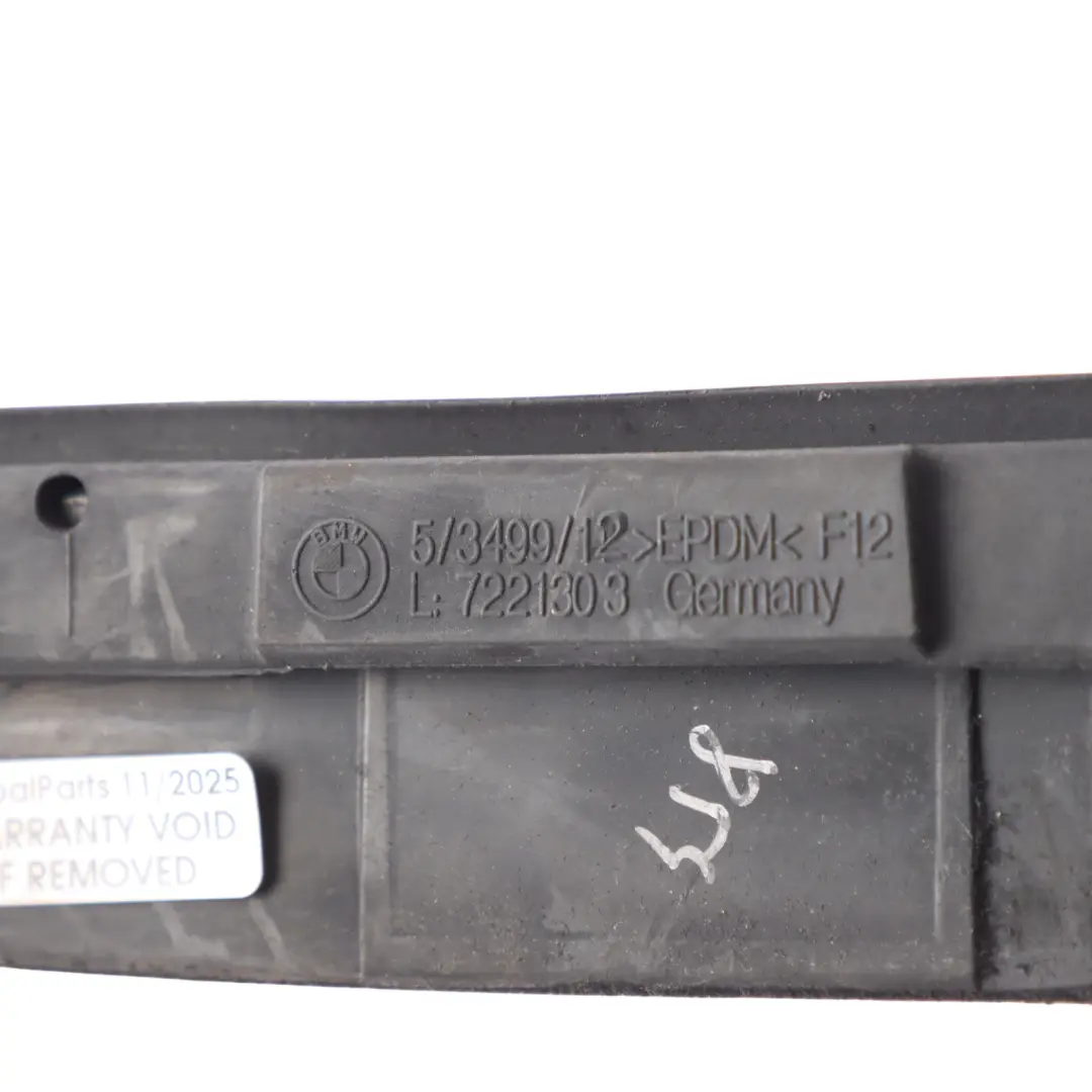 Osłona Uszczelka Szyby Lewa Wewnętrzna do BMW F12 o numerze 7221303 BMW F12 Osłona Uszczelka Szyby Lewa Wewnętrzna - SKU 7221303 - Numer Części 7221303