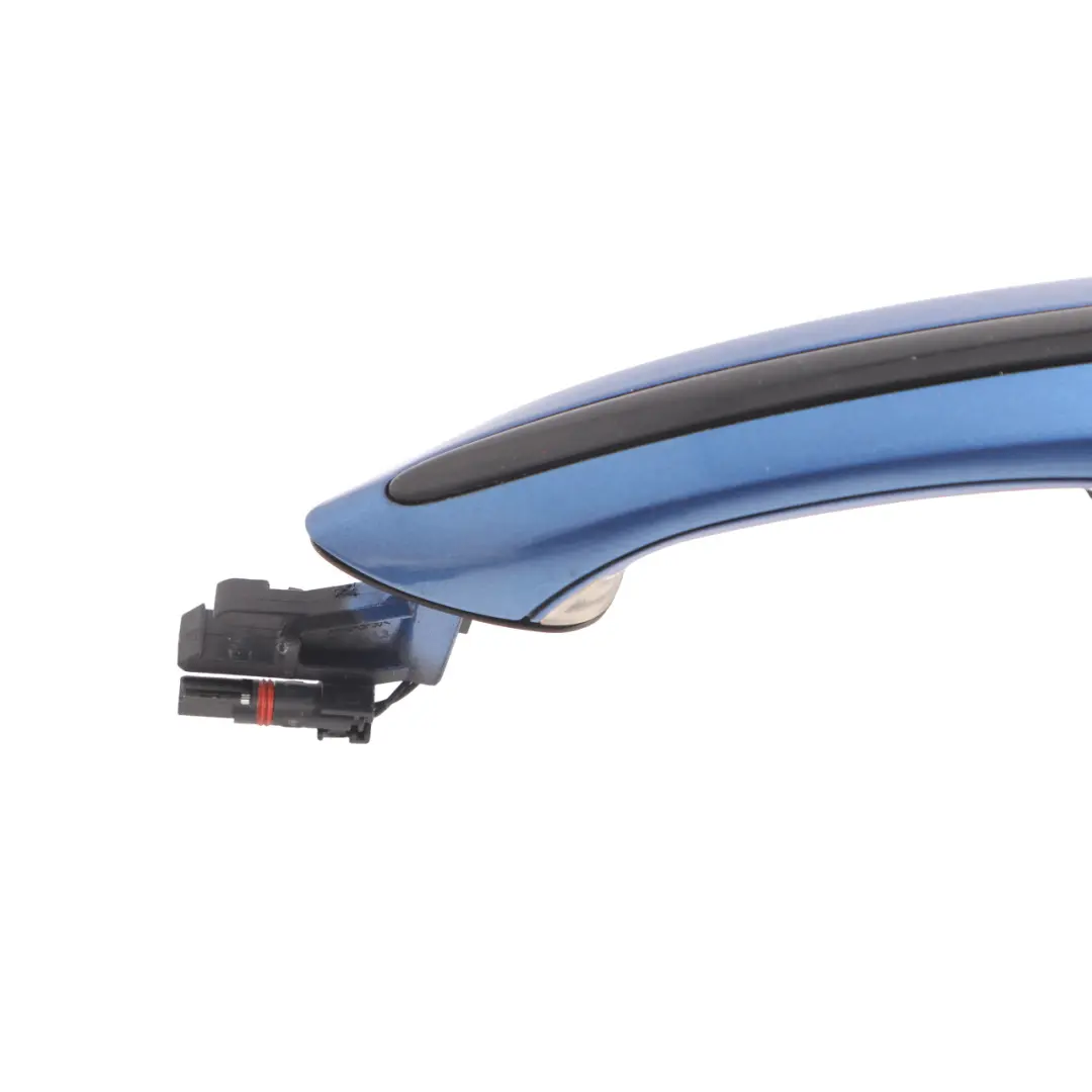 BMW F07 F10 F11 F12 Rear Door Handle Grab Outer Left N/S Monte Carlo Blue - B05 - SKU 7231929-MCB - Part number 7231929