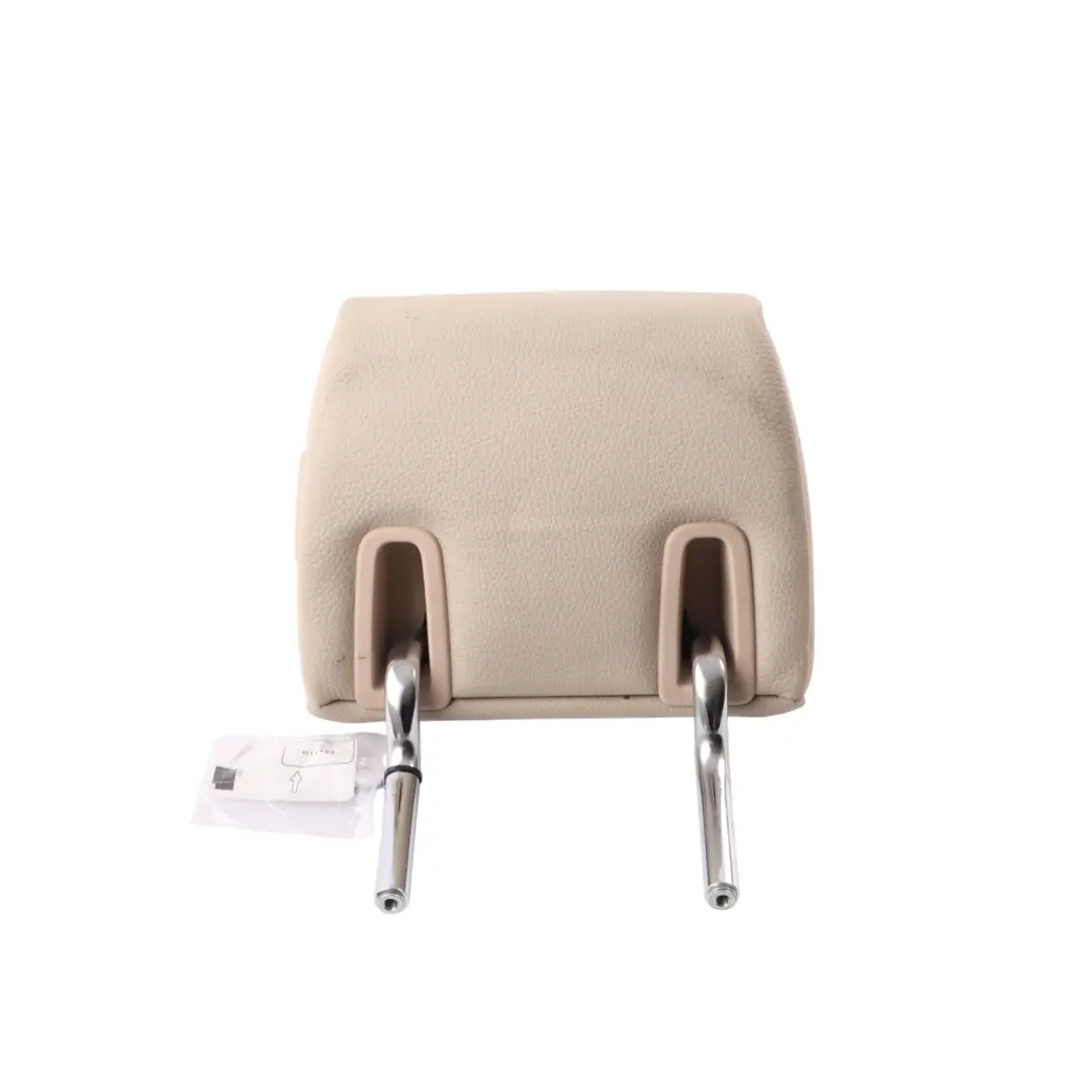 BMW F01 F02 F03 Seat Headrest Rear Middle Centre Basic Leather Oyster - SKU 7254645 - Part number 7254645