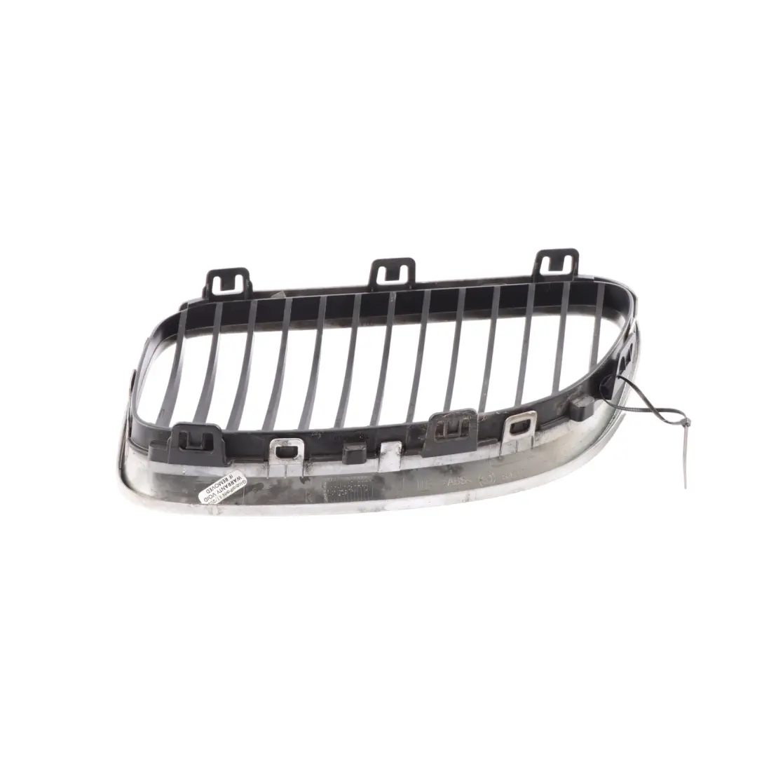 Rejilla Panel Cubierta Delantera Derecha Marco Cromado para BMW E92 E93 LCI con número de pieza 7254968 BMW E92 E93 LCI Rejilla Panel Cubierta Delantera Derecha Marco Cromado - SKU 7254968 - Número de pieza 7254968