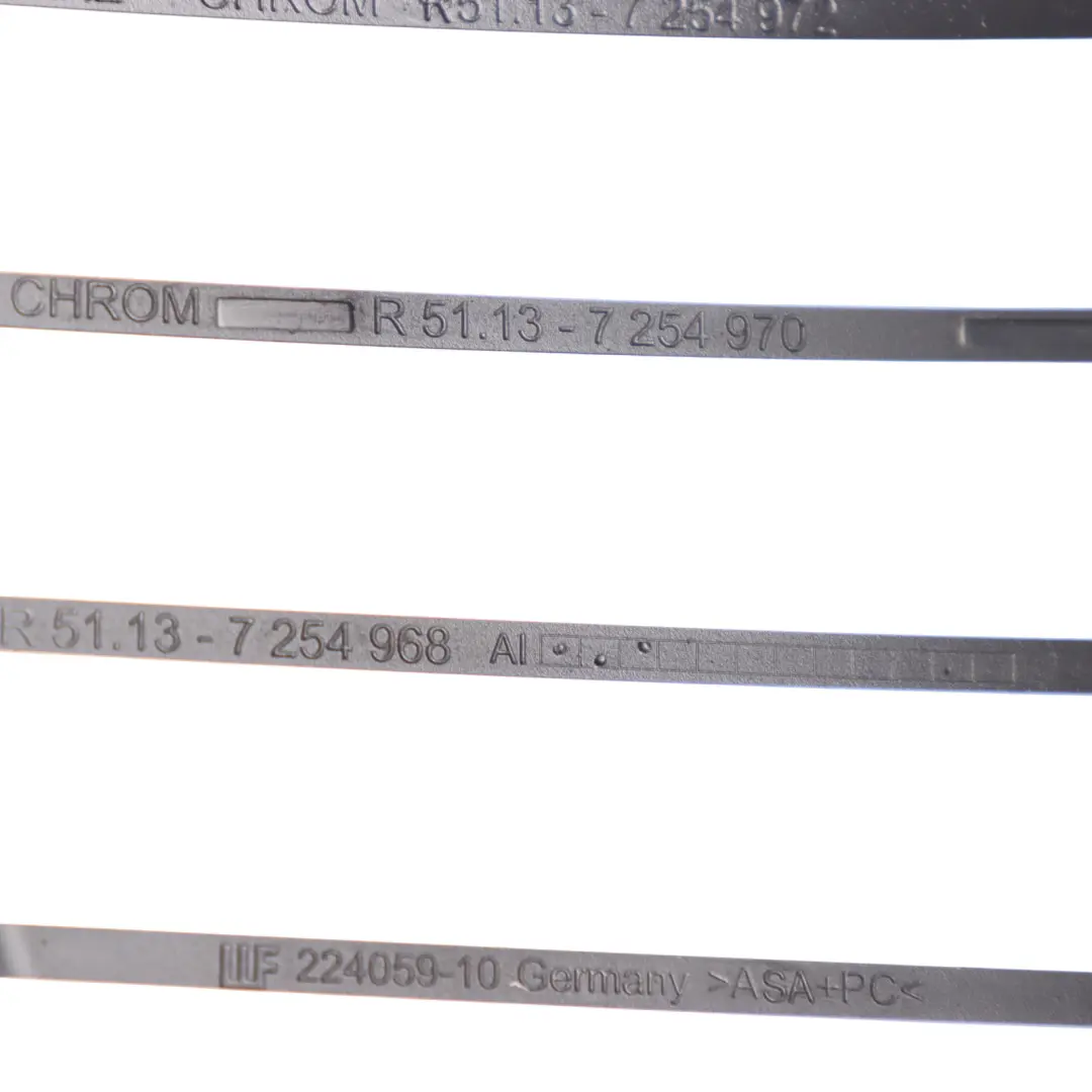 Grille Trim Panel Cover Front Right O/S Chrome Frame to BMW E92 E93 LCI with Part number 7254968 BMW E92 E93 LCI Grille Trim Panel Cover Front Right O/S Chrome Frame - SKU 7254968 - Part number 7254968