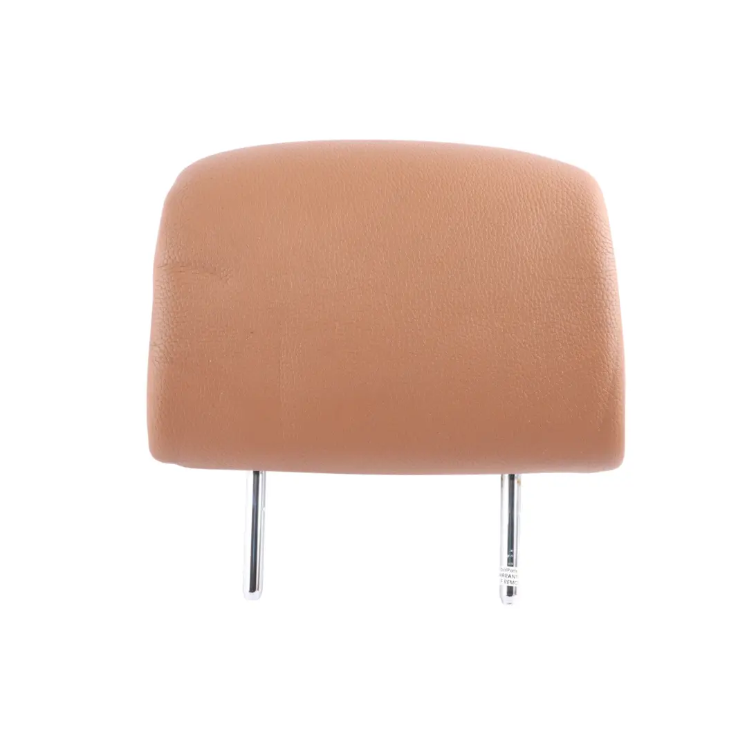 Headrest Left Right N/O/S Leather Dakota Saddle Brown Set to BMW E93 Rear Seat with Part number 7256623 BMW E93 Rear Seat Headrest Left Right N/O/S Leather Dakota Saddle Brown Set - SKU 7256623 - Part number 7256623