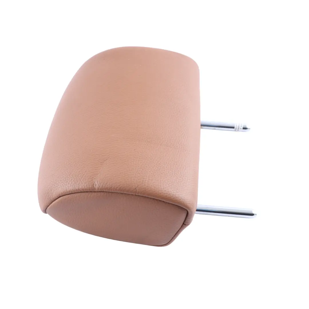 Headrest Left Right N/O/S Leather Dakota Saddle Brown Set to BMW E93 Rear Seat with Part number 7256623 BMW E93 Rear Seat Headrest Left Right N/O/S Leather Dakota Saddle Brown Set - SKU 7256623 - Part number 7256623